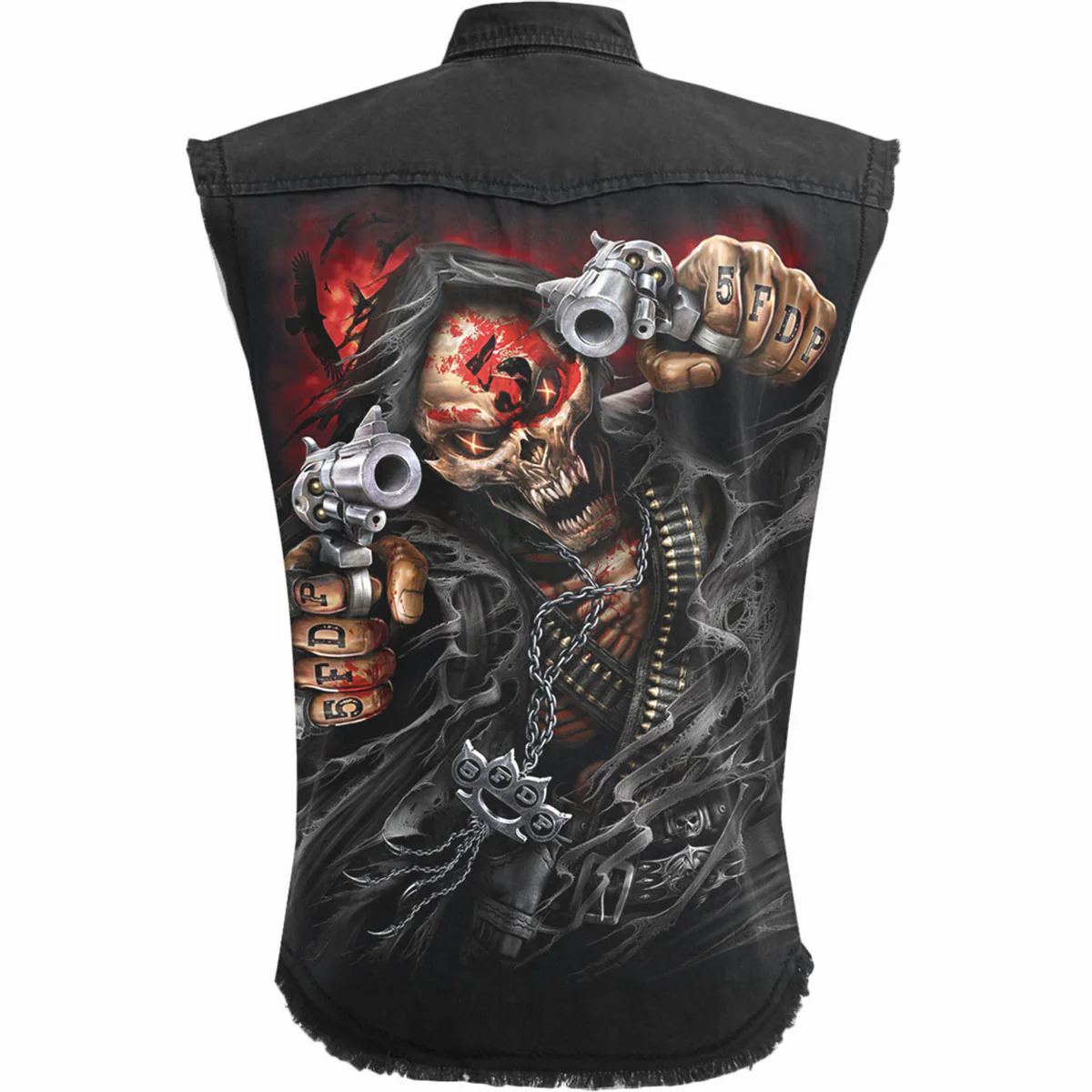 5FDP - ASSASSIN - Licensed Band Stone Washed Worker - Image 2