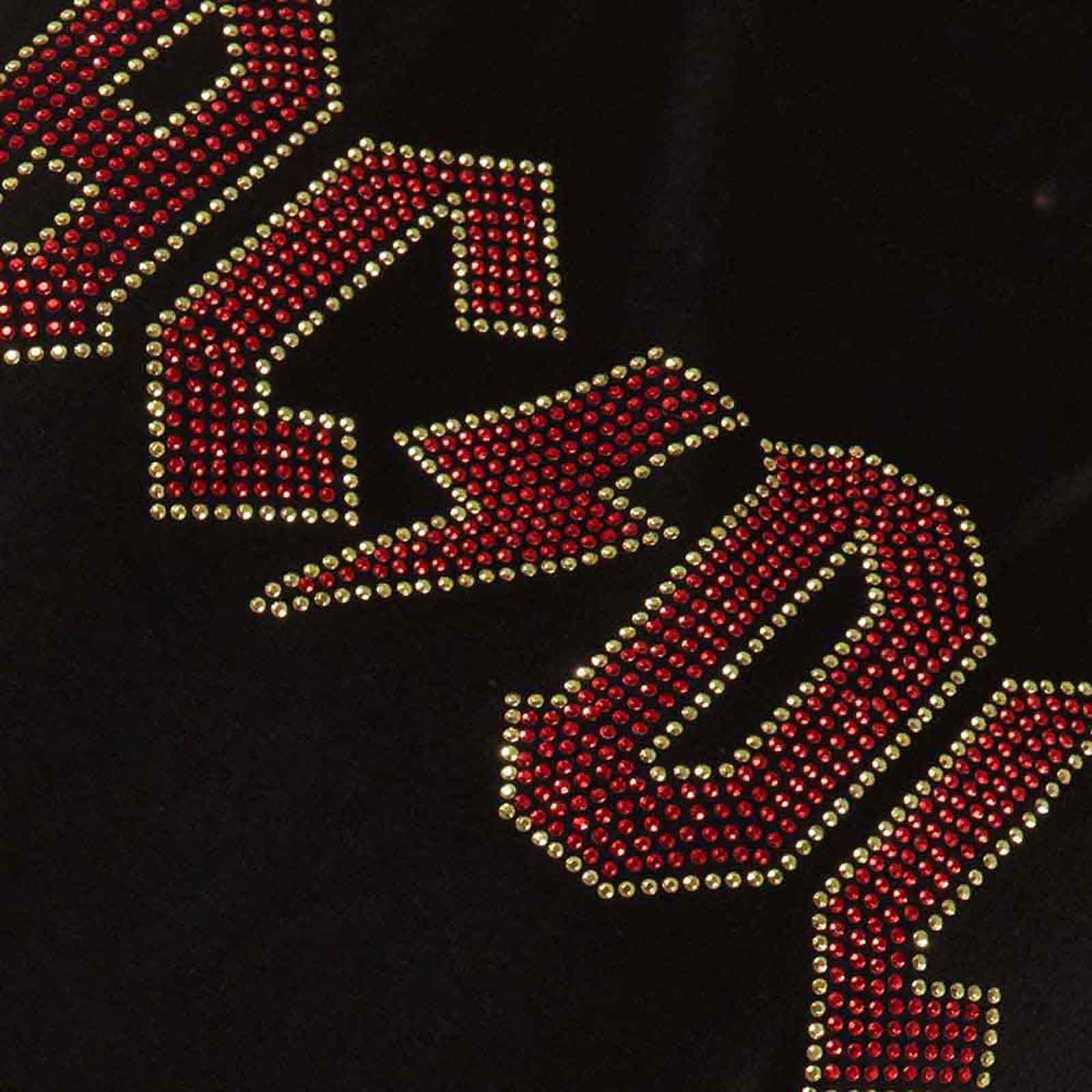 AC/DC - FULL COLOUR LOGO - T-Shirt Black (Embellished) - Image 4