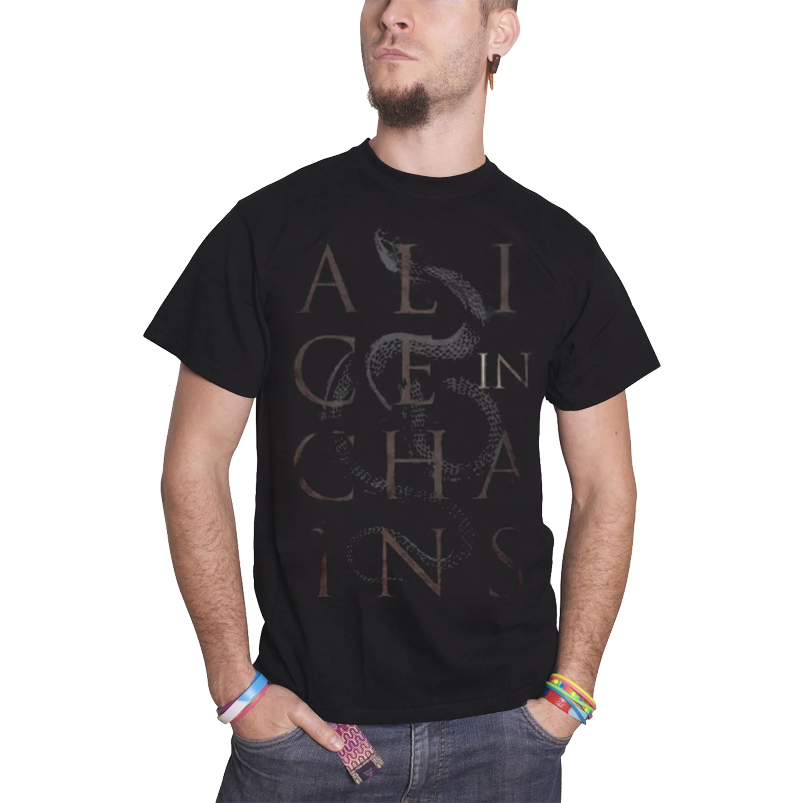 ALICE IN CHAINS - SNAKES - T-Shirt Black - Image 2