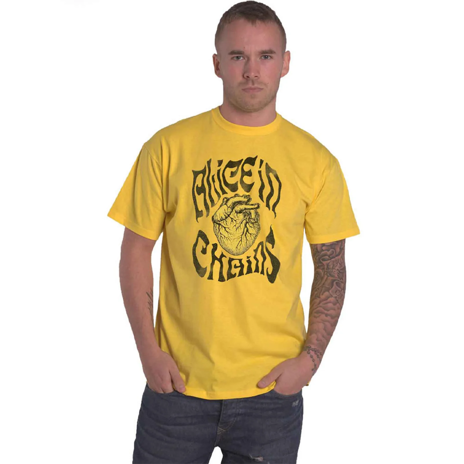 ALICE IN CHAINS - TRANSPLANT - T-Shirt Yellow - Image 2