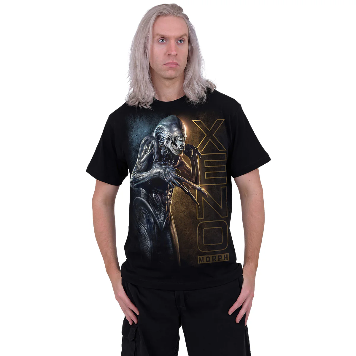 ALIEN - XENO PORTRAIT - Front Print T-Shirt Black - Image 2