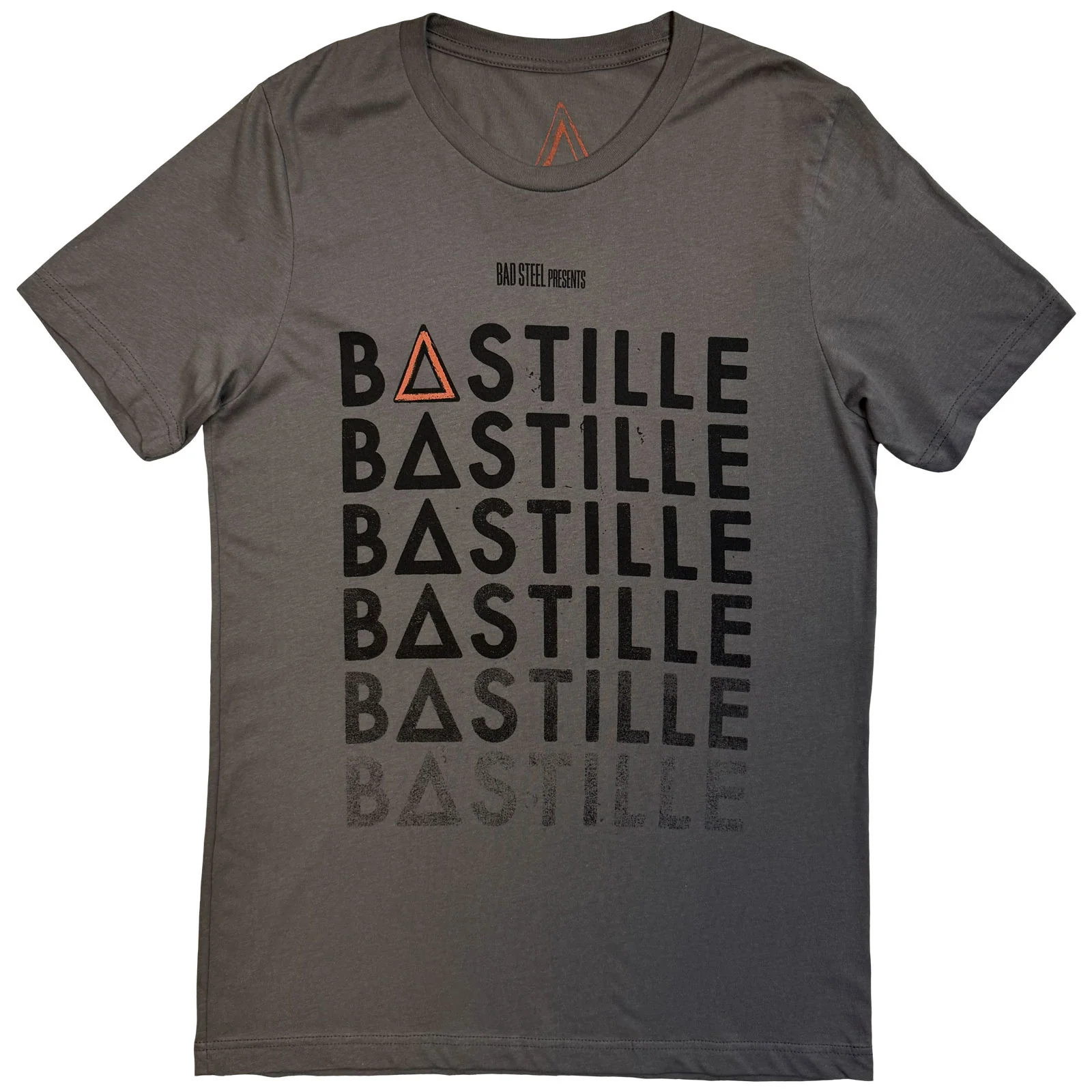 BASTILLE - REPEAT LOGO - T-Shirt Grey (Back Print)