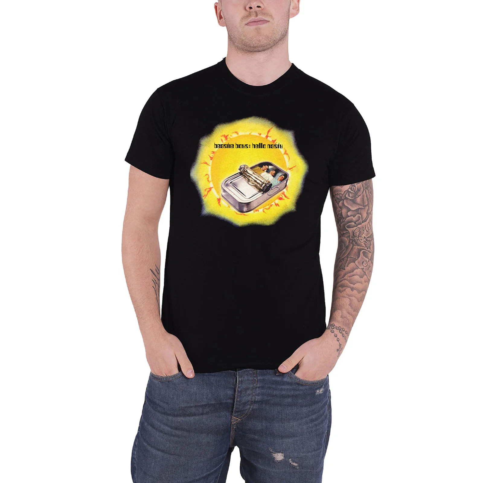 THE BEASTIE BOYS - HELLO NASTY - T-Shirt Black - Image 2