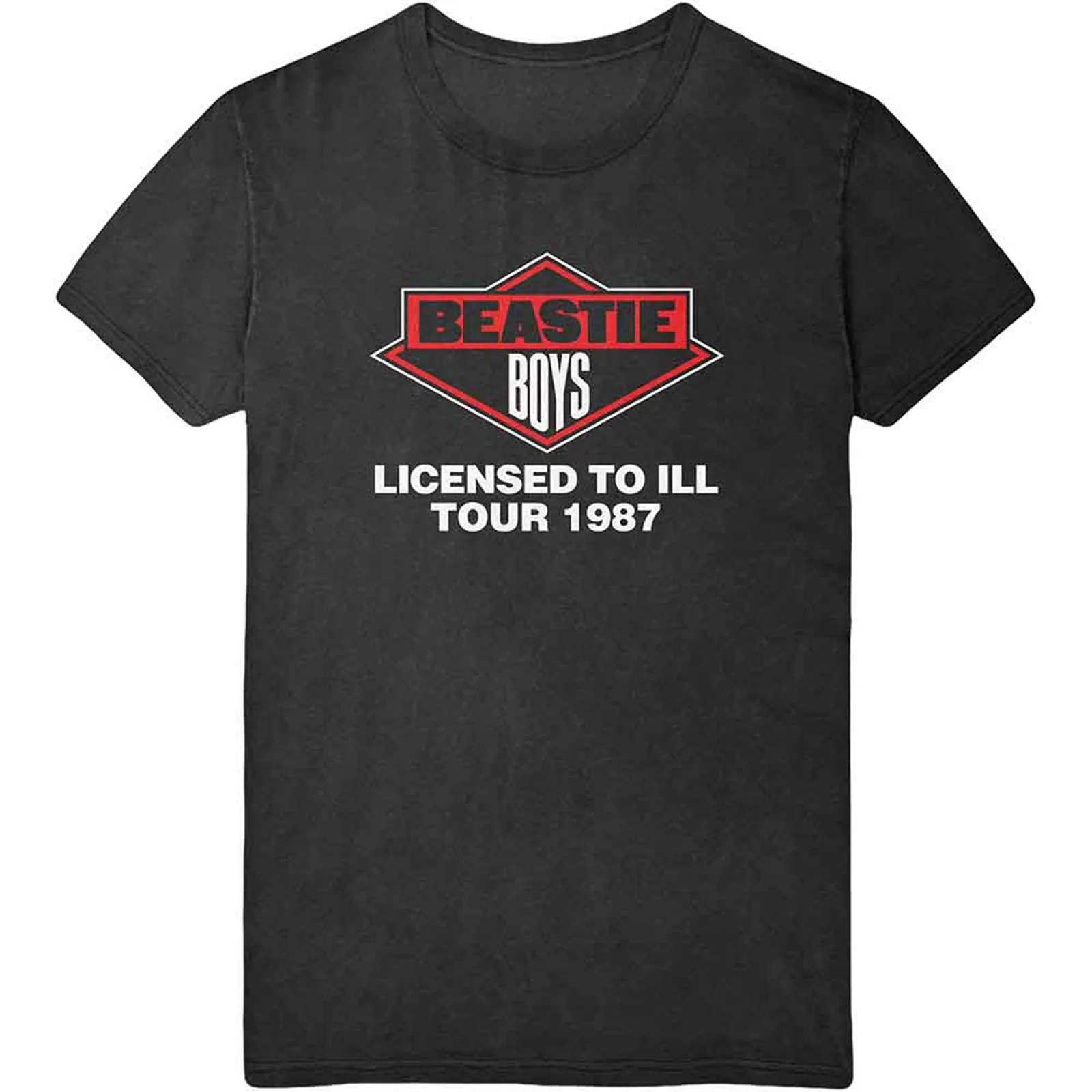 THE BEASTIE BOYS - LICENSED TO ILL TOUR 1987 - T-Shirt Black