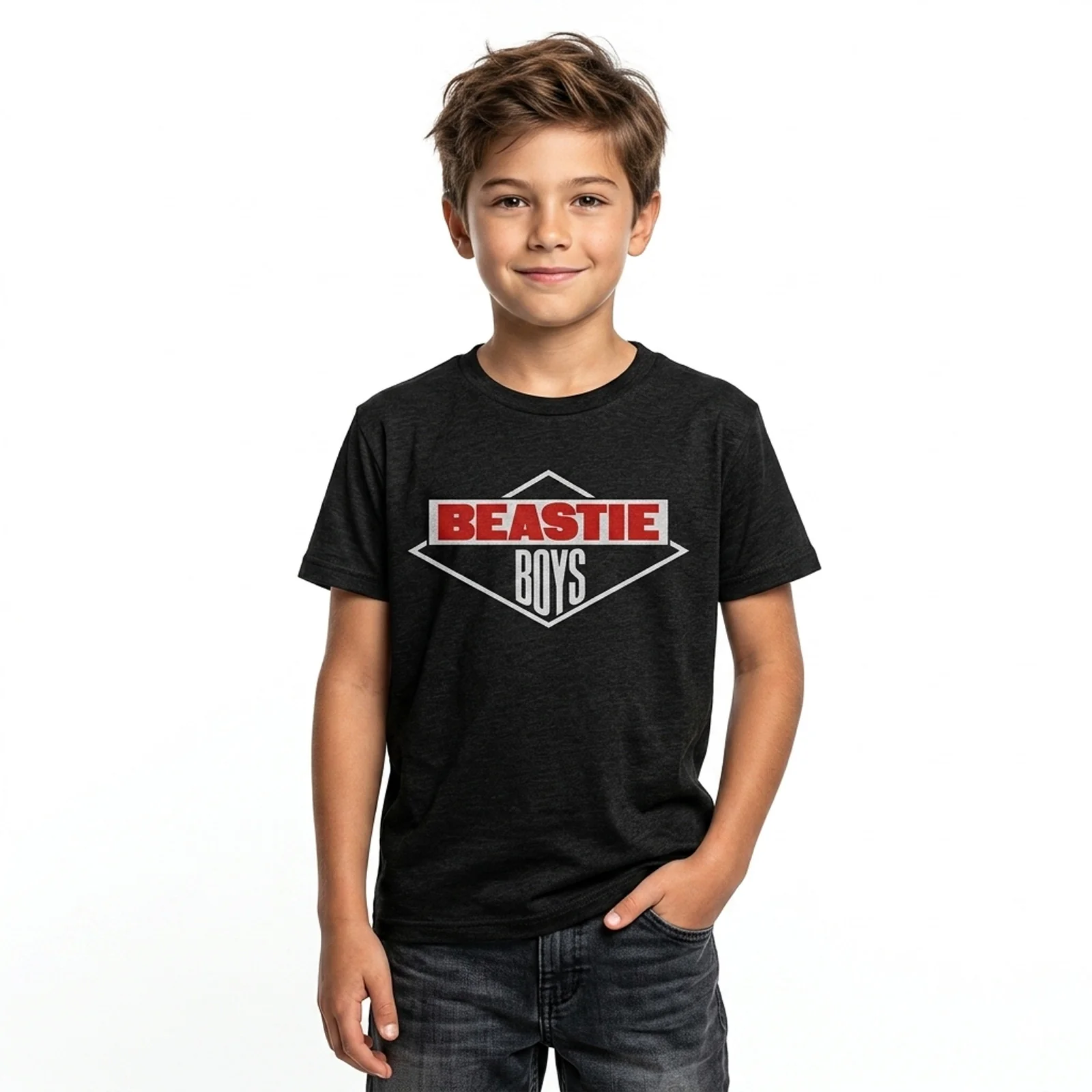 THE BEASTIE BOYS - LOGO - Kids T-Shirt Black - Image 2