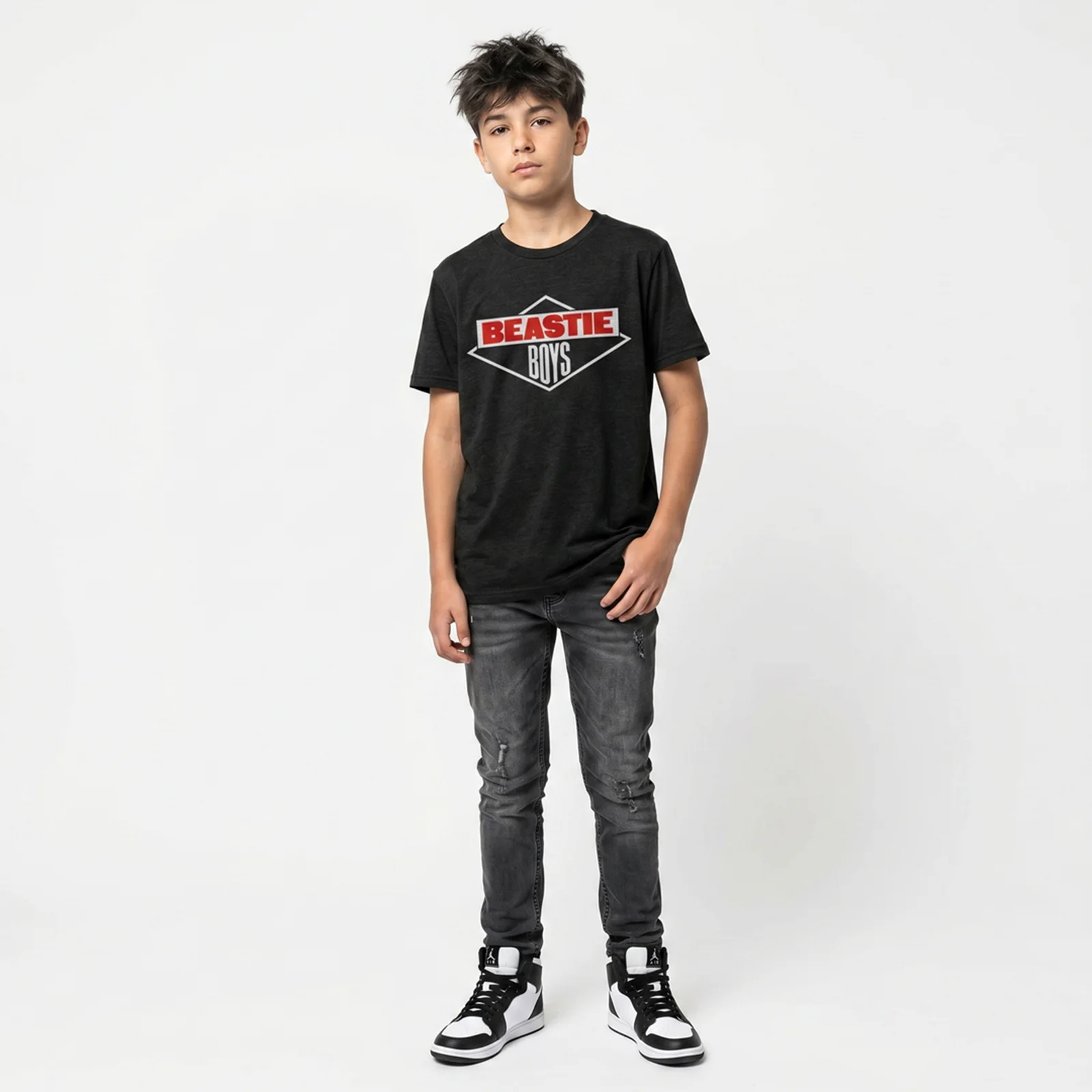 THE BEASTIE BOYS - LOGO - Kids T-Shirt Black - Image 3