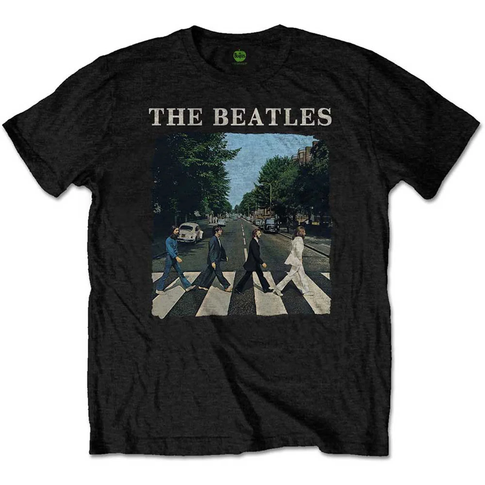 THE BEATLES - ABBEY ROAD & LOGO - Kids T-Shirt Black