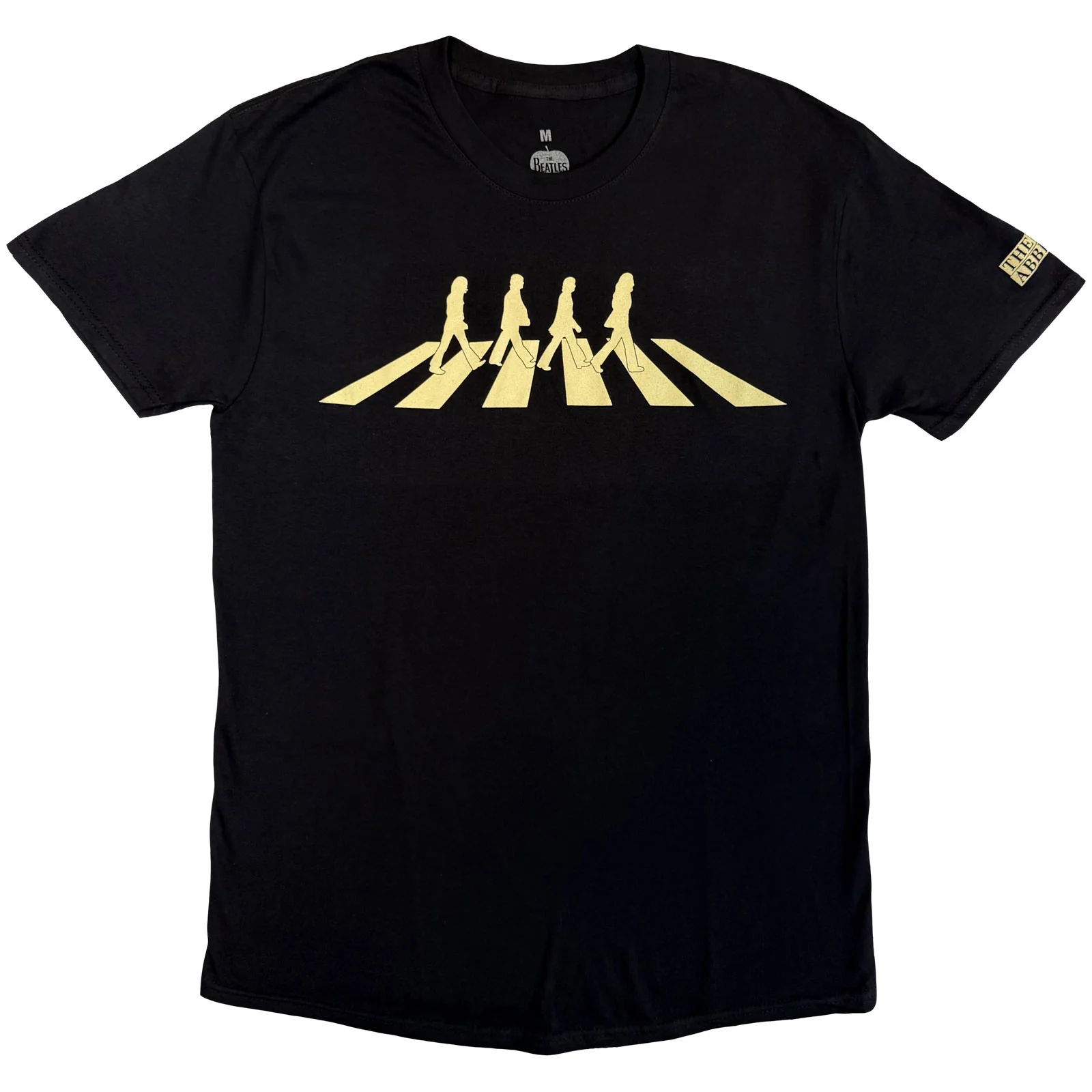 THE BEATLES - ABBEY ROAD SILHOUETTE - T-Shirt Black