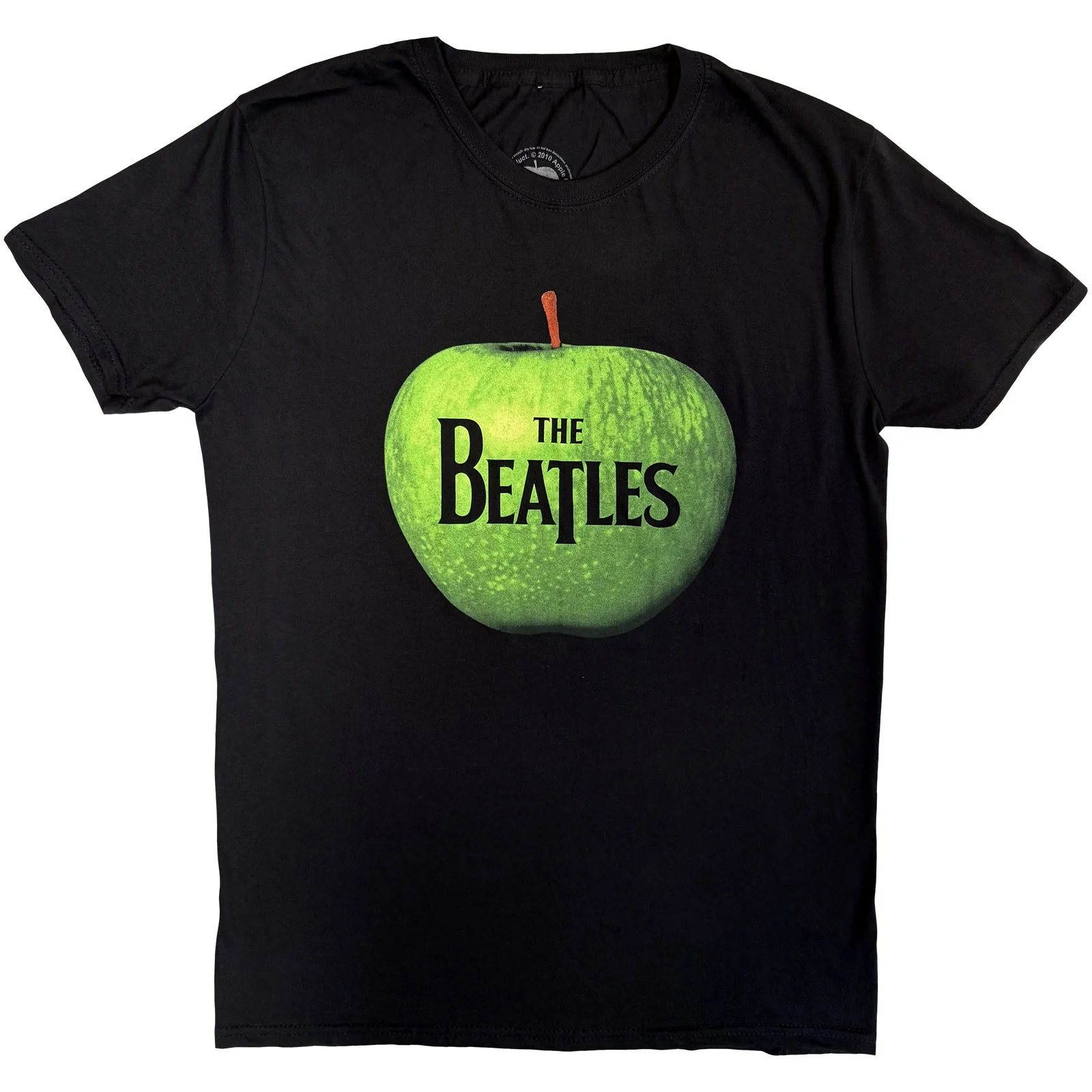 THE BEATLES - APPLE LOGO - T-Shirt Black