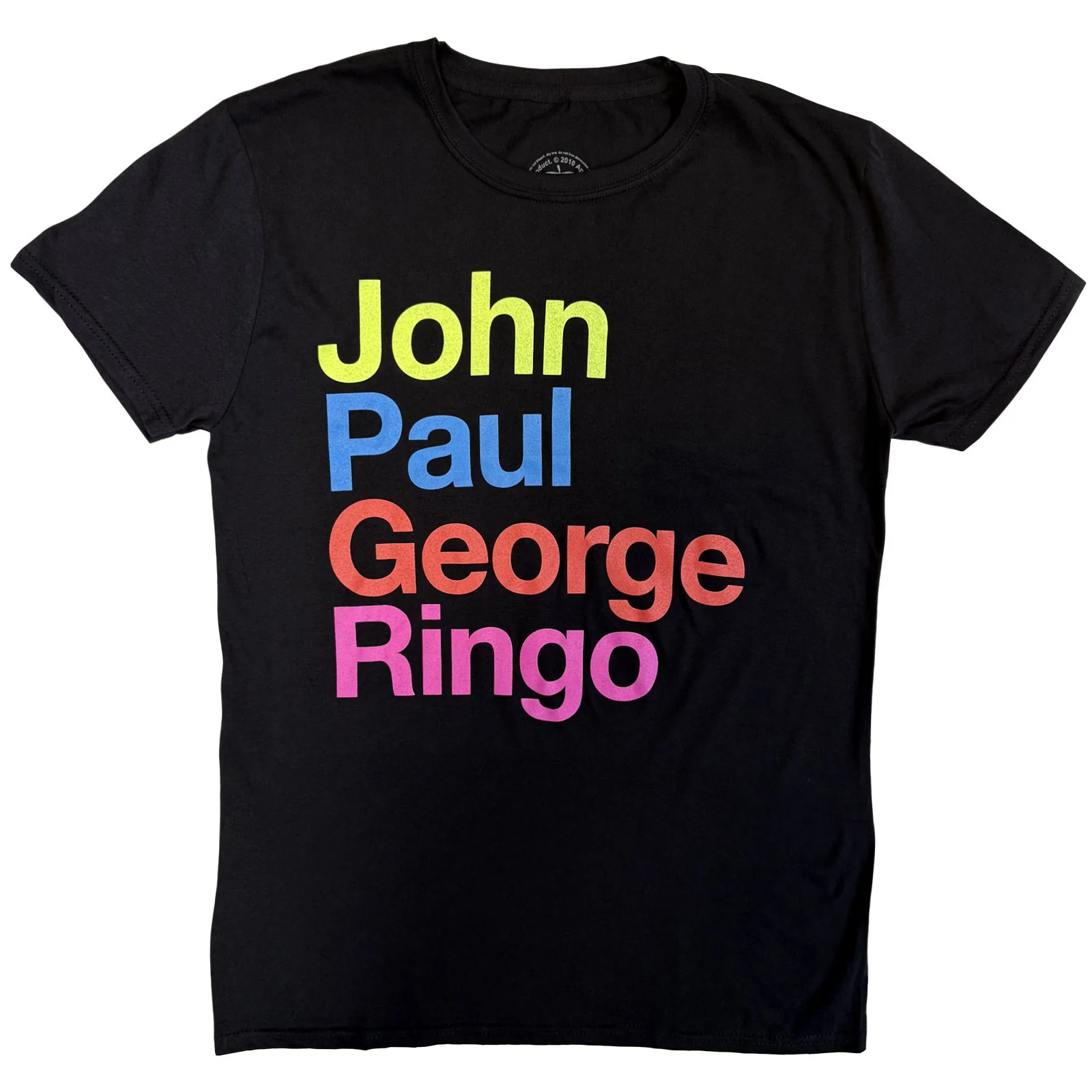 THE BEATLES - JPG&R PEPPER SUIT COLOURS - T-Shirt Black