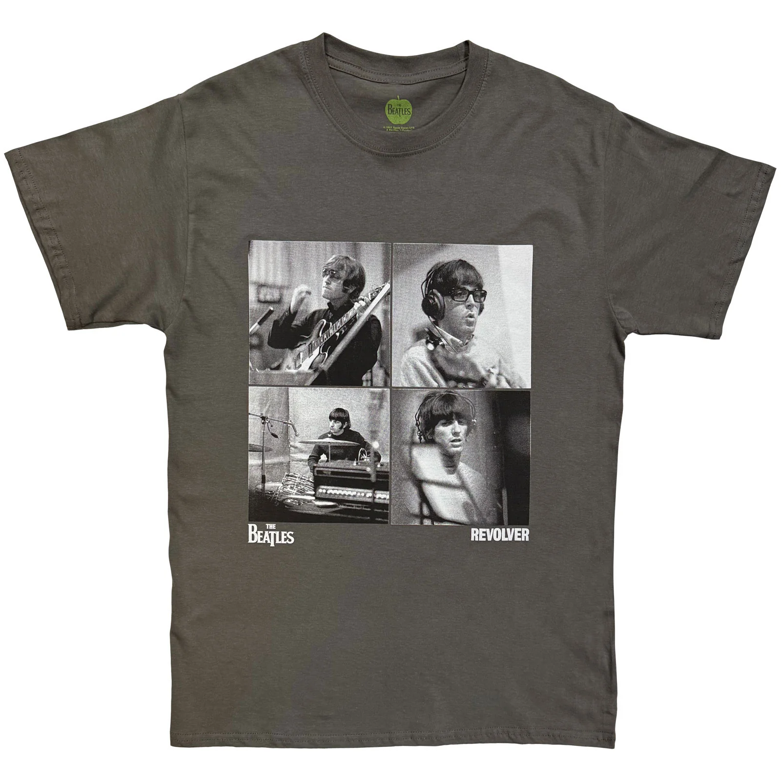 THE BEATLES - REVOLVER STUDIO SHOTS - T-Shirt Grey