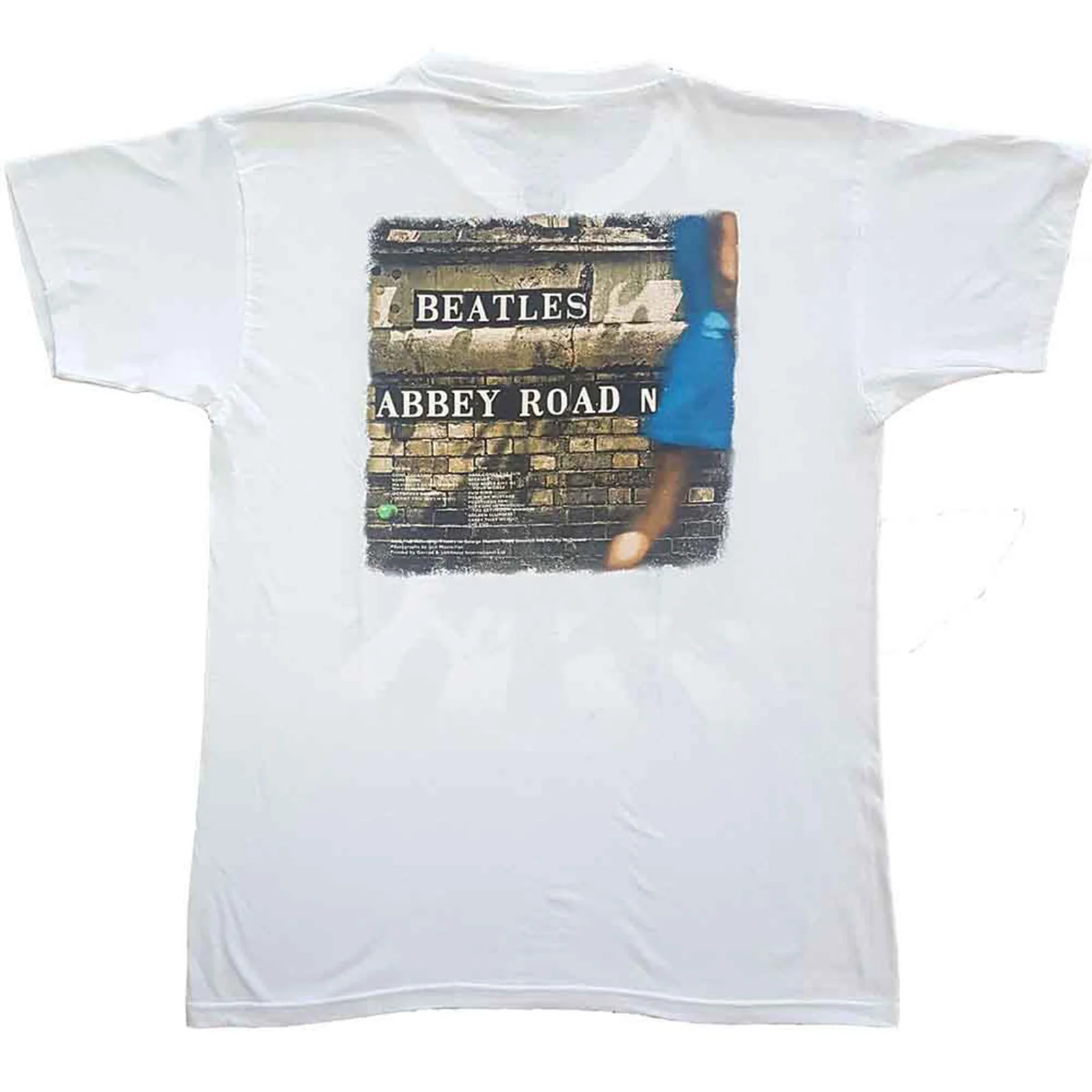 THE BEATLES - VINTAGE ABBEY ROAD - T-Shirt White (Back Print) - Image 2