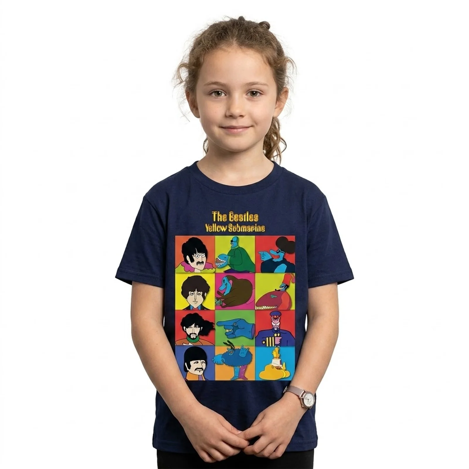 THE BEATLES - YELLOW SUBMARINE SUB CHARACTERS - Kids T-Shirt Blue - Image 2