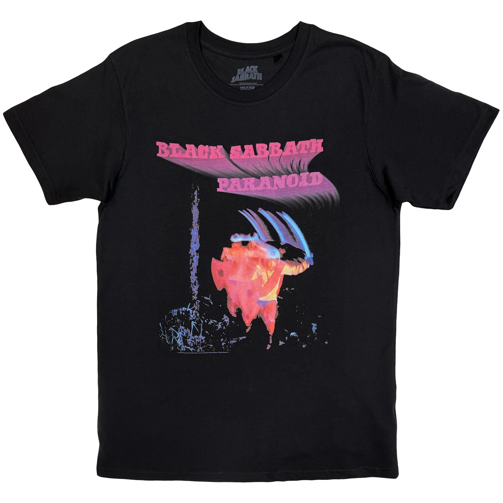 BLACK SABBATH - PARANOID MOTION TRAILS - T-Shirt Black