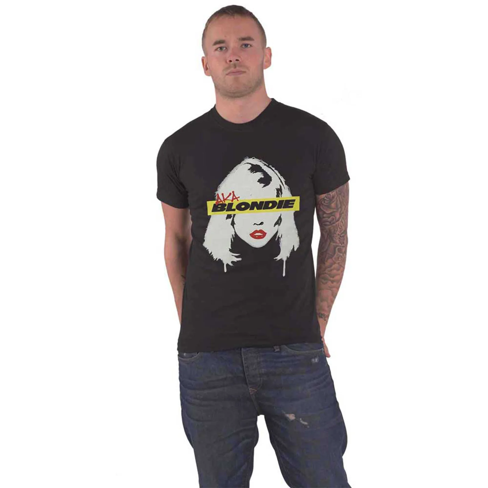 BLONDIE - AKA EYESTRIP - T-Shirt Black - Image 2