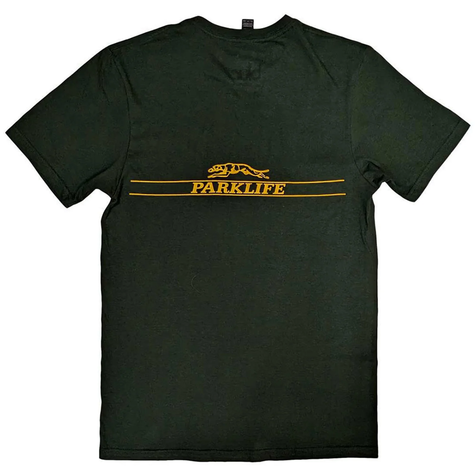 BLUR - PARKLIFE ALBUM - T-Shirt Green (Back Print) - Image 2