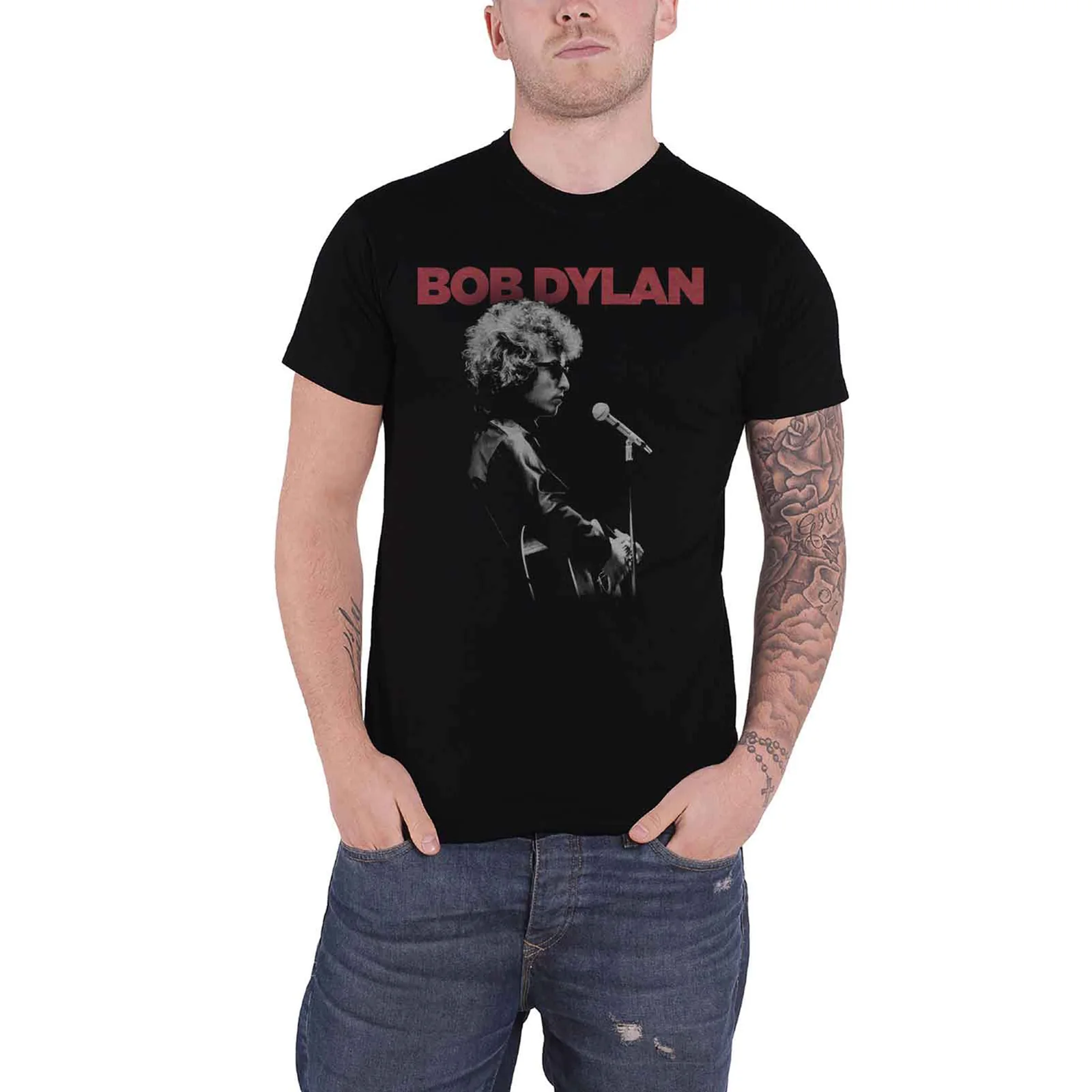 BOB DYLAN - SOUND CHECK - T-Shirt Black - Image 2