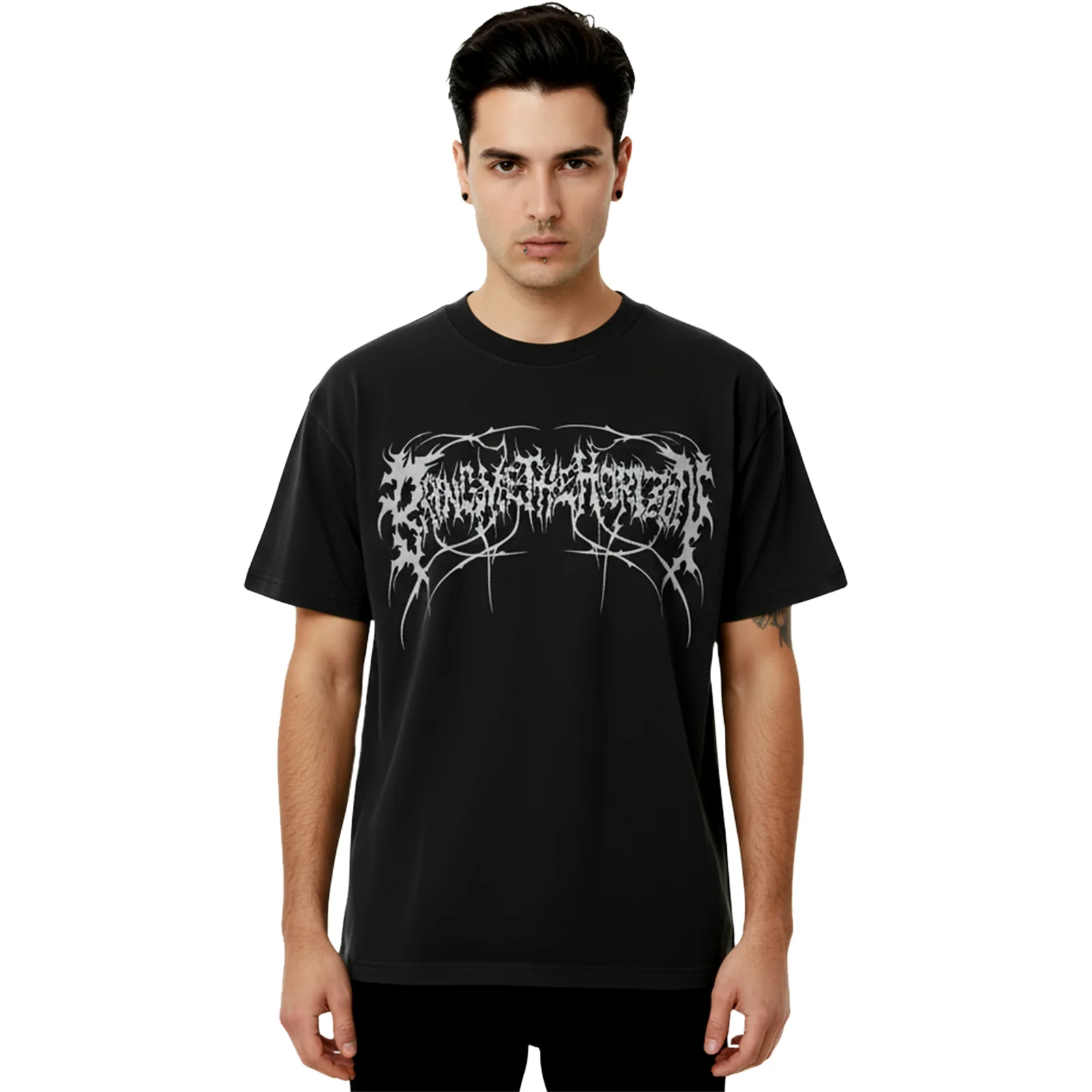 BRING ME THE HORIZON - METAL GENEXSIS LOGO - T-Shirt Black - Image 3
