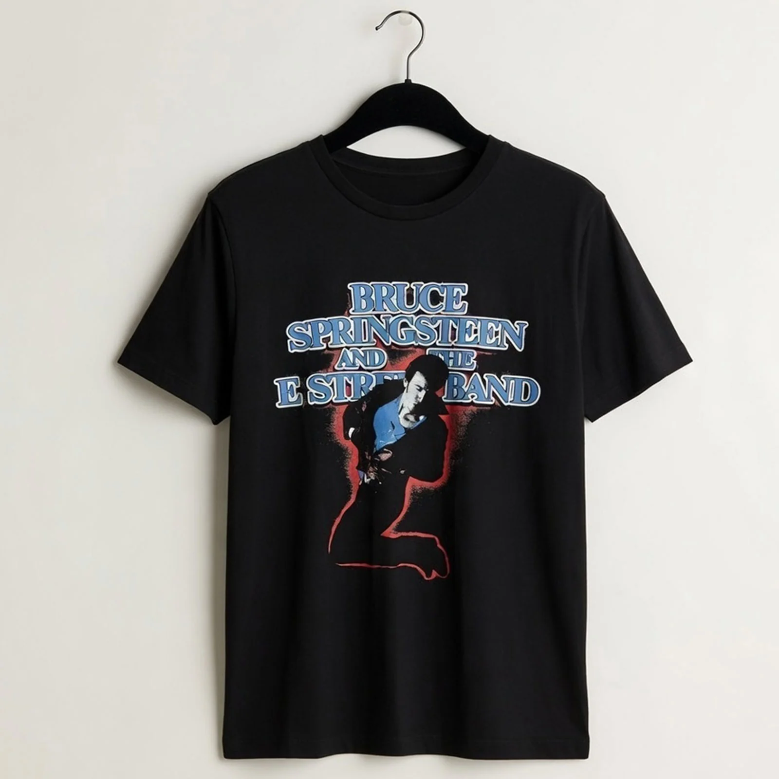 BRUCE SPRINGSTEEN - E STREET TOUR '84-'85 - Carbon T-Shirt Black (Back Print) - Image 3