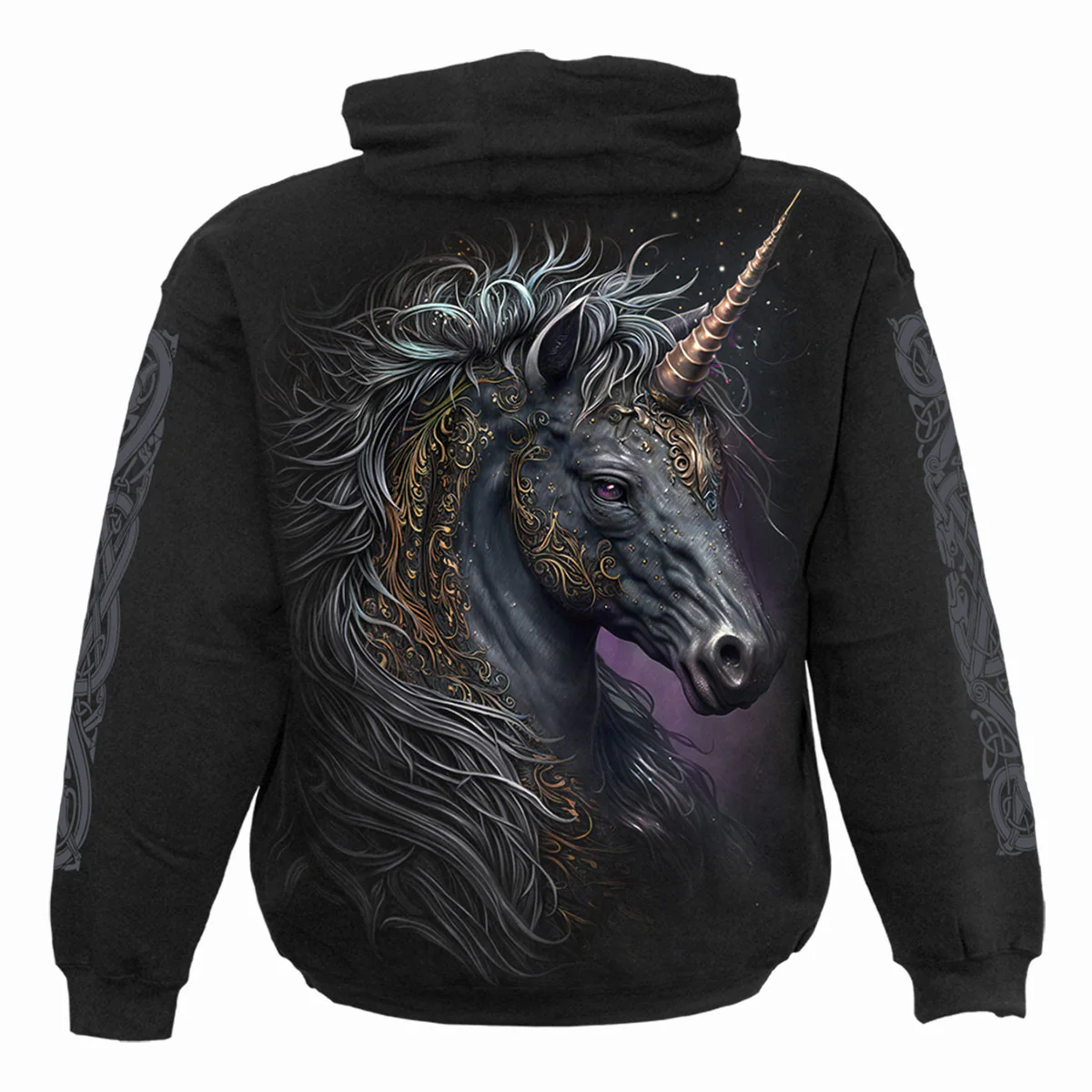 CELTIC UNICORN - Hoody Black - Image 2
