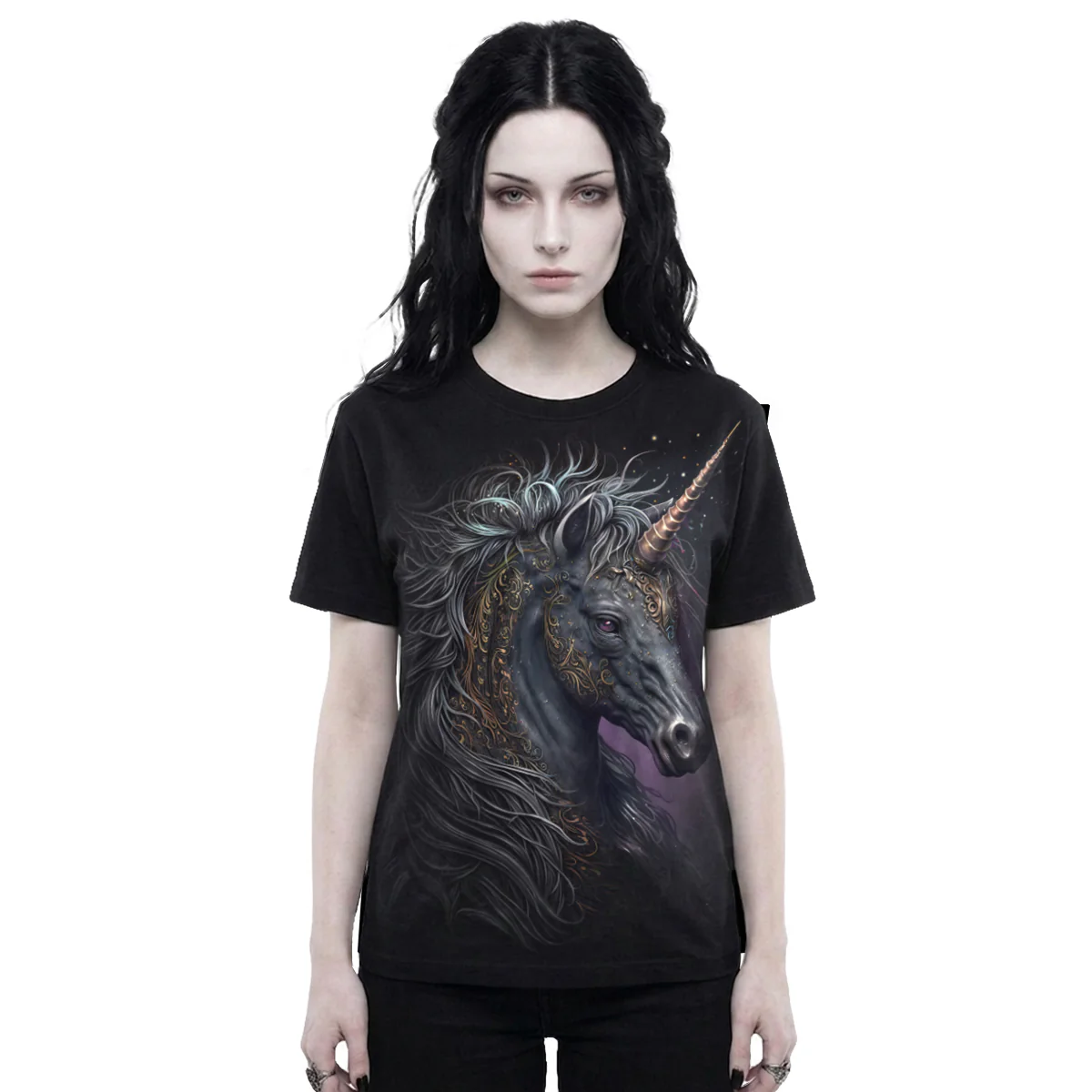 CELTIC UNICORN - T-Shirt Black - Image 4