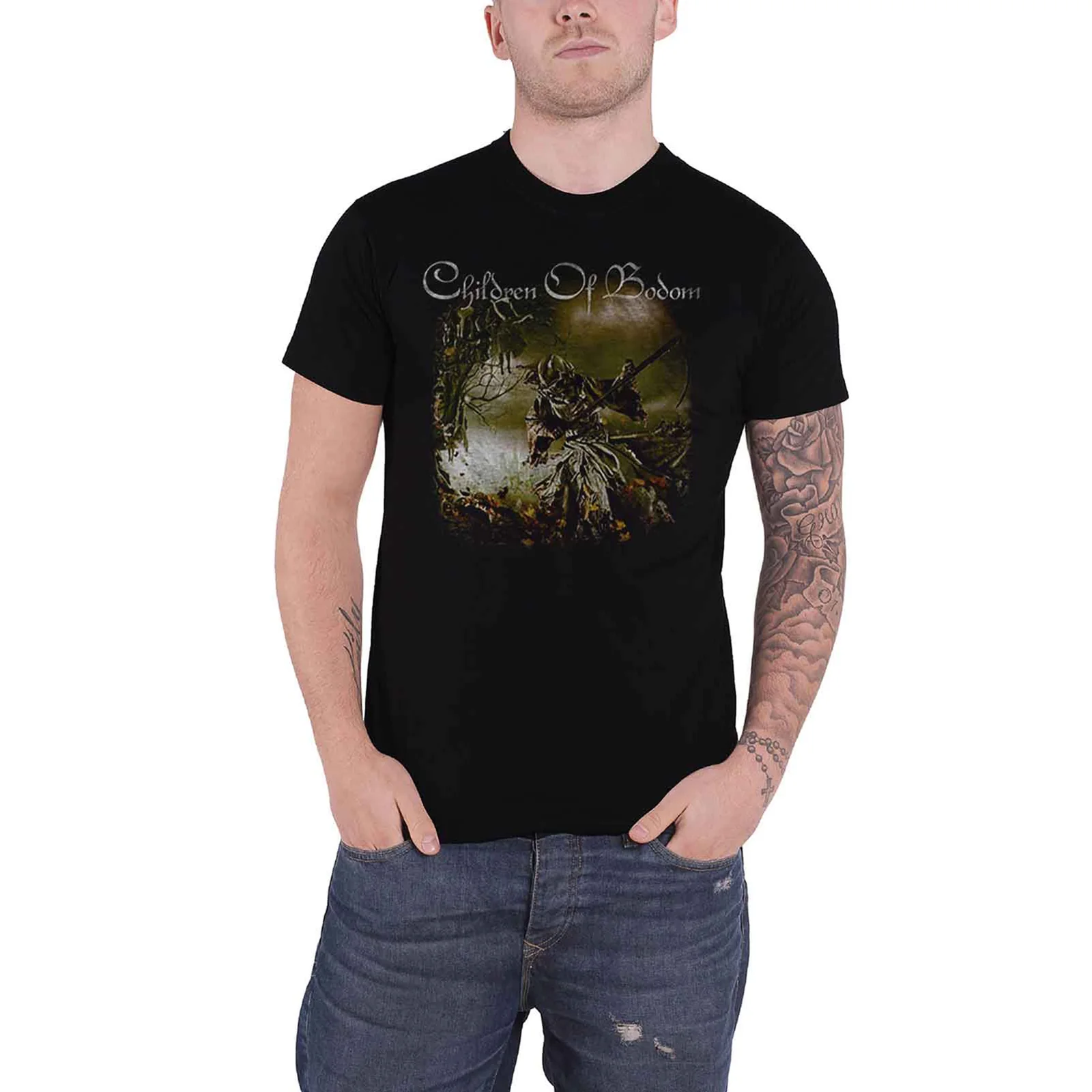 CHILDREN OF BODOM - RELENTLESS - T-Shirt Black (Back Print) - Image 3