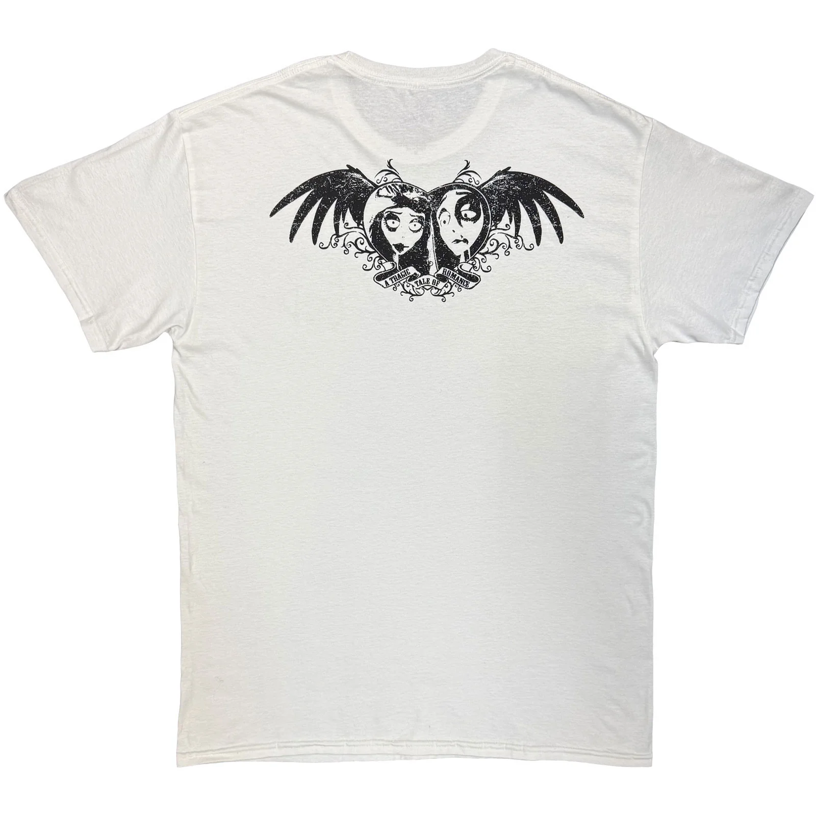 CORPSE BRIDE - A TRAGIC TALE OF ROMANCE - T-Shirt White (Back Print) - Image 2