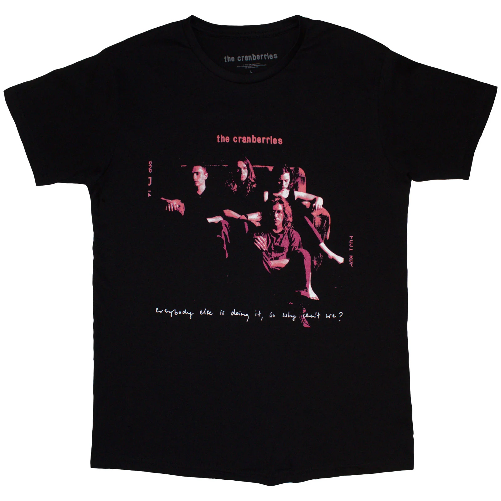 THE CRANBERRIES - EVERYBODY ELSE - T-Shirt Black