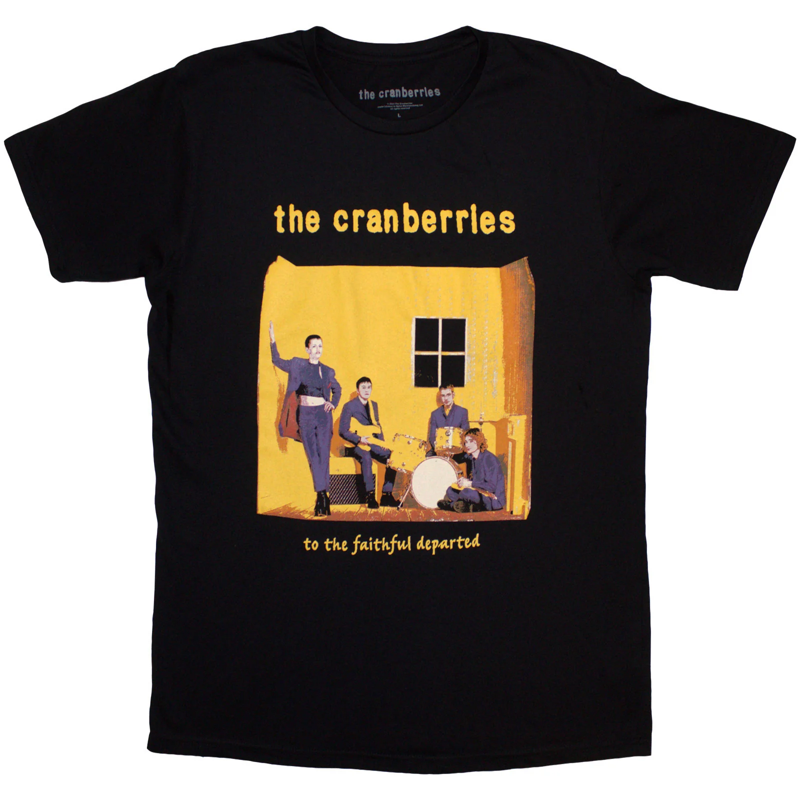 THE CRANBERRIES - FAITHFULLY DEPARTED COVER - T-Shirt Black