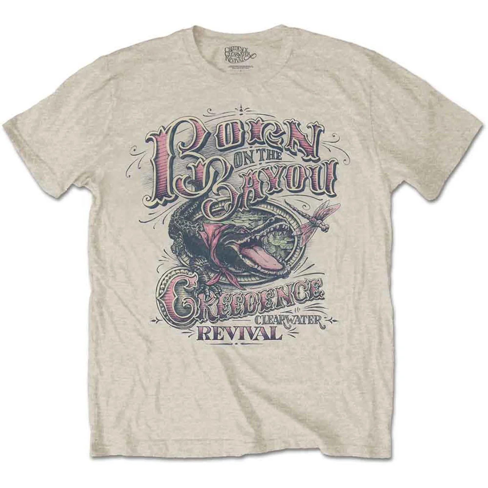 CREEDENCE CLEARWATER REVIVAL - BORN ON THE BAYOU - T-Shirt Neutral