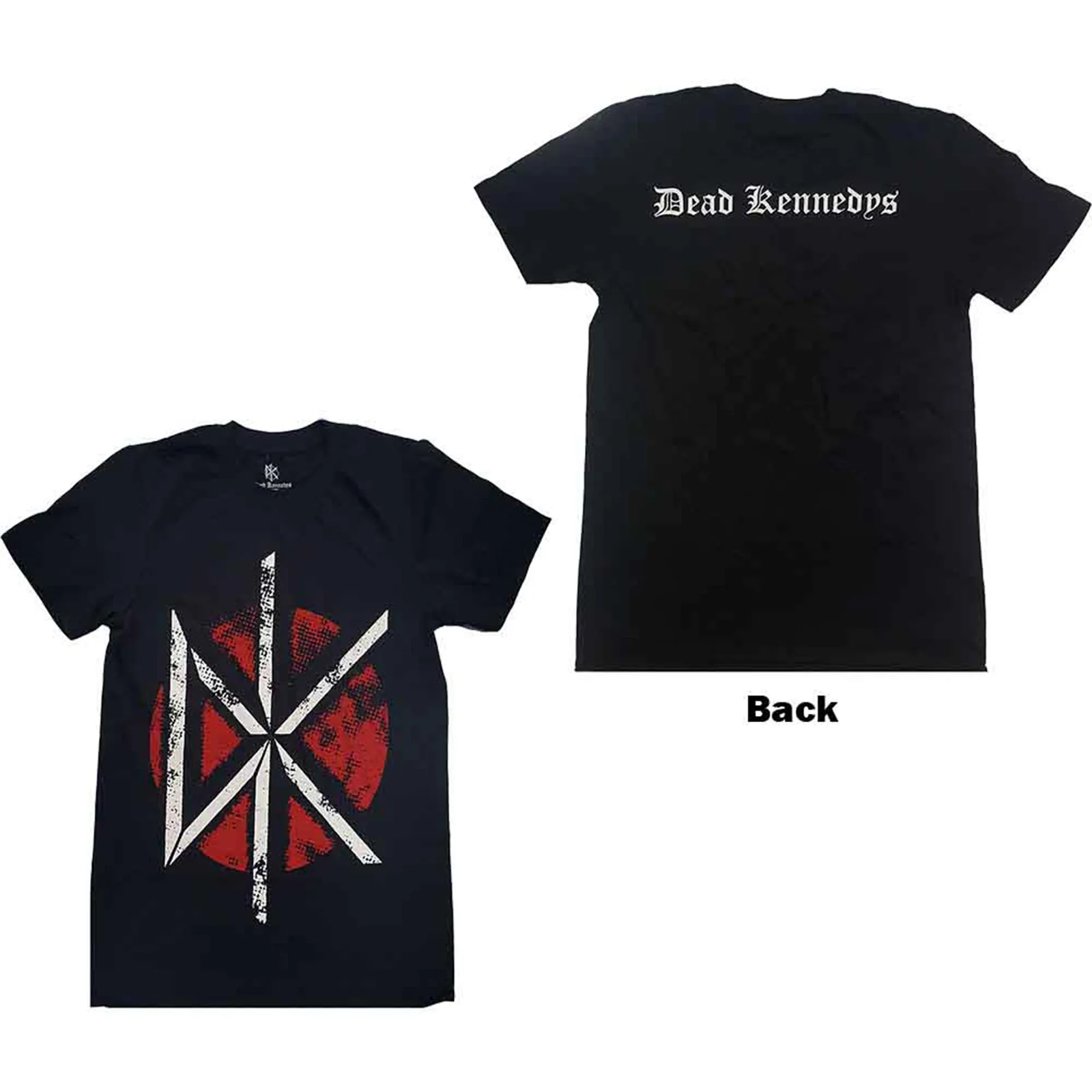 DEAD KENNEDYS - VINTAGE LOGO - T-Shirt Black (Back Print)
