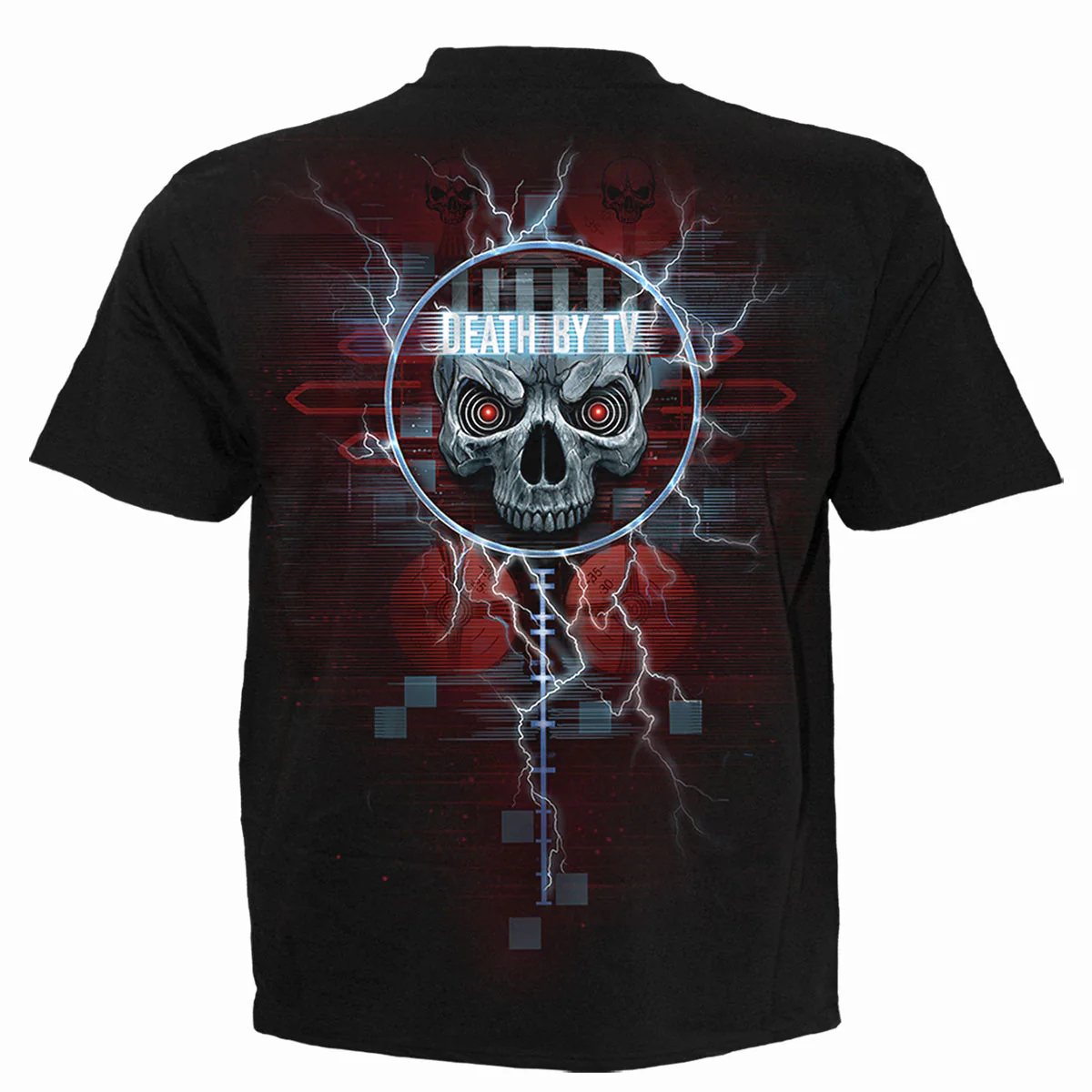 DEATH BY TV - T-Shirt Black - Image 2