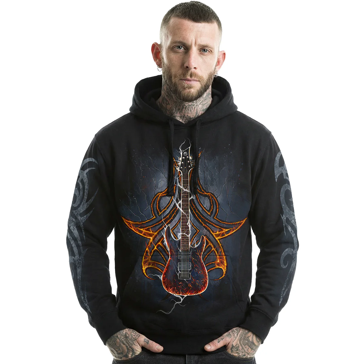 DEATH ROCKER - Hoody Black - Image 3