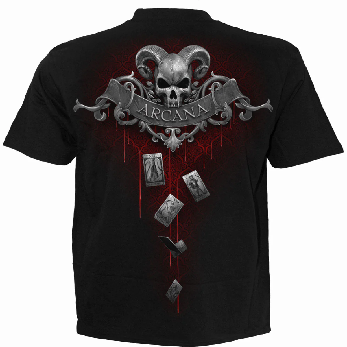 DEATH TAROT - T-Shirt Black - Image 2