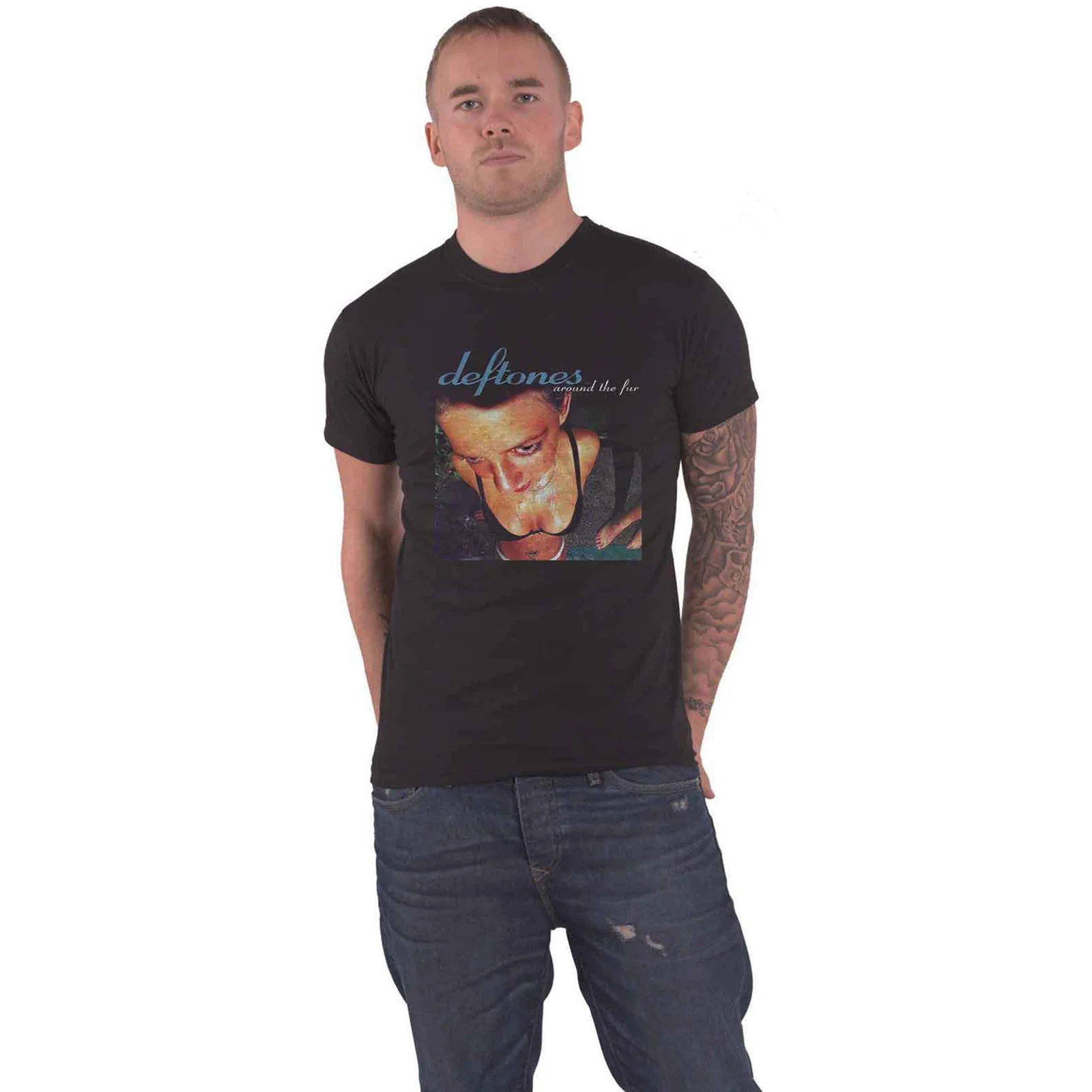 DEFTONES - AROUND THE FUR - T-Shirt Black - Image 2