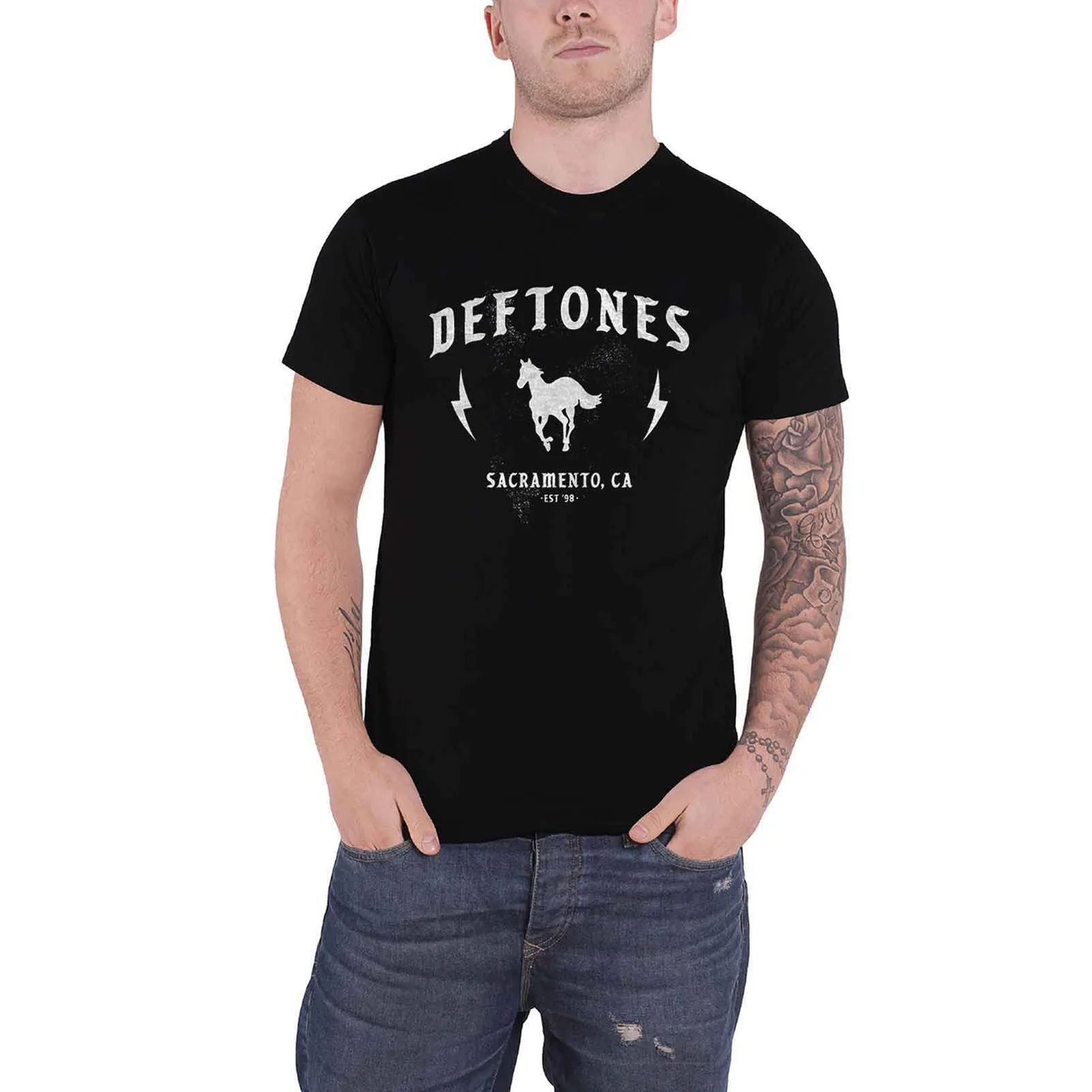 DEFTONES - ELECTRIC PONY - T-Shirt Black - Image 2