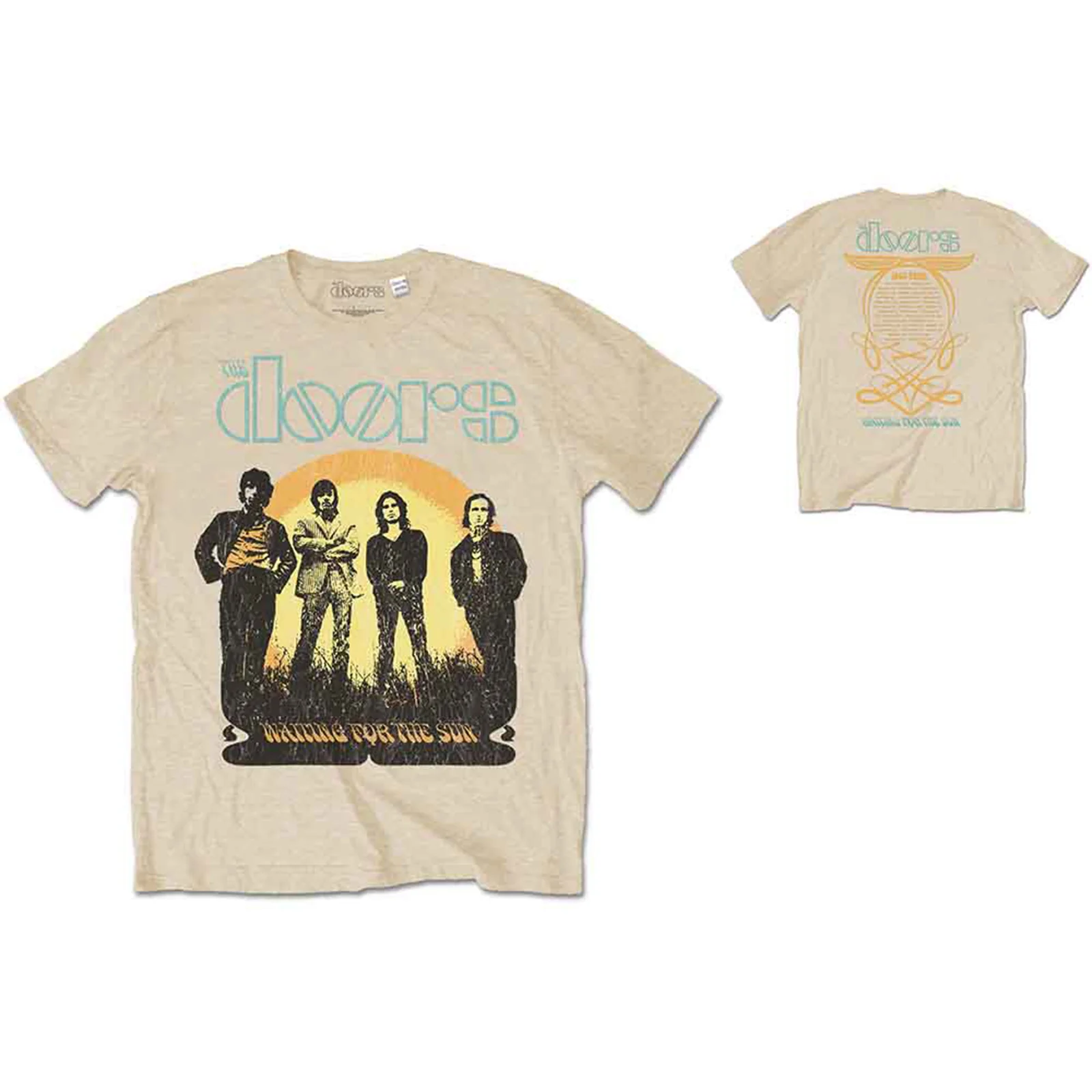 THE DOORS - 1968 TOUR - T-Shirt Neutral (Back Print)
