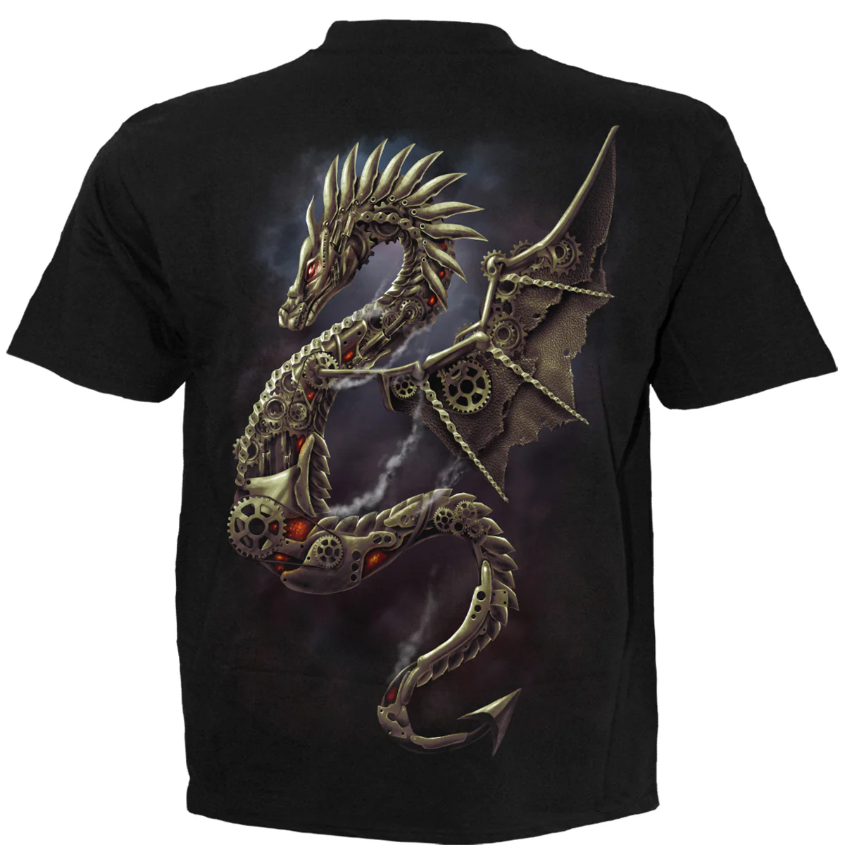 DRAGON COGS - T-Shirt Black - Image 2