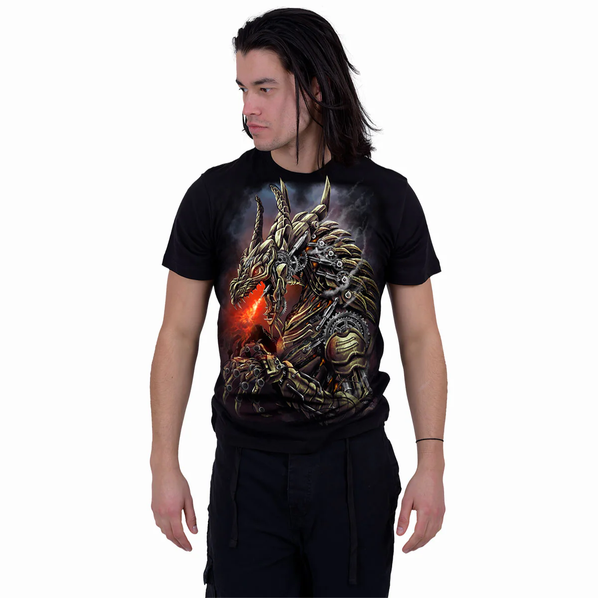 DRAGON COGS - T-Shirt Black - Image 3