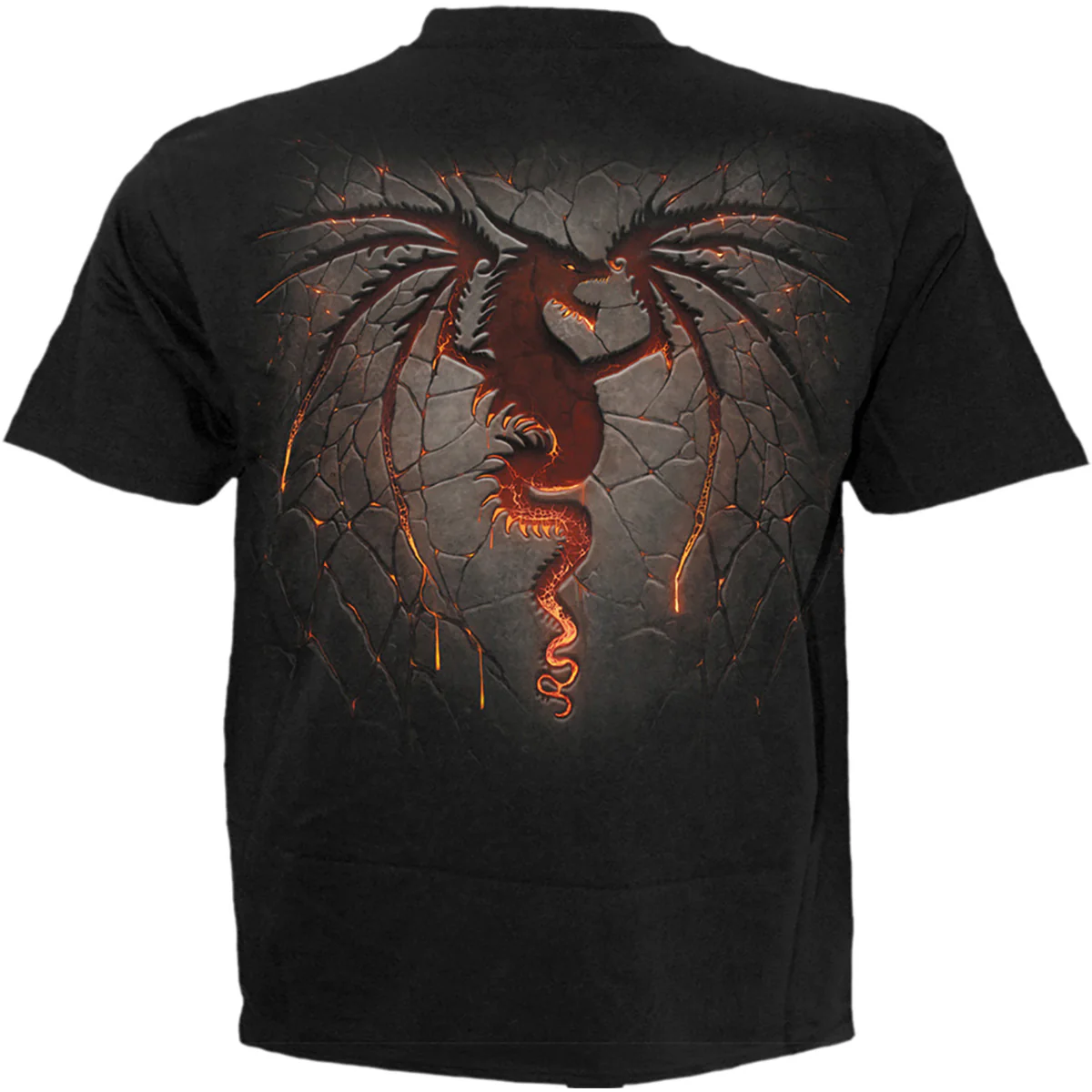 DRAGON FURNACE - Kids T-Shirt Black - Image 2