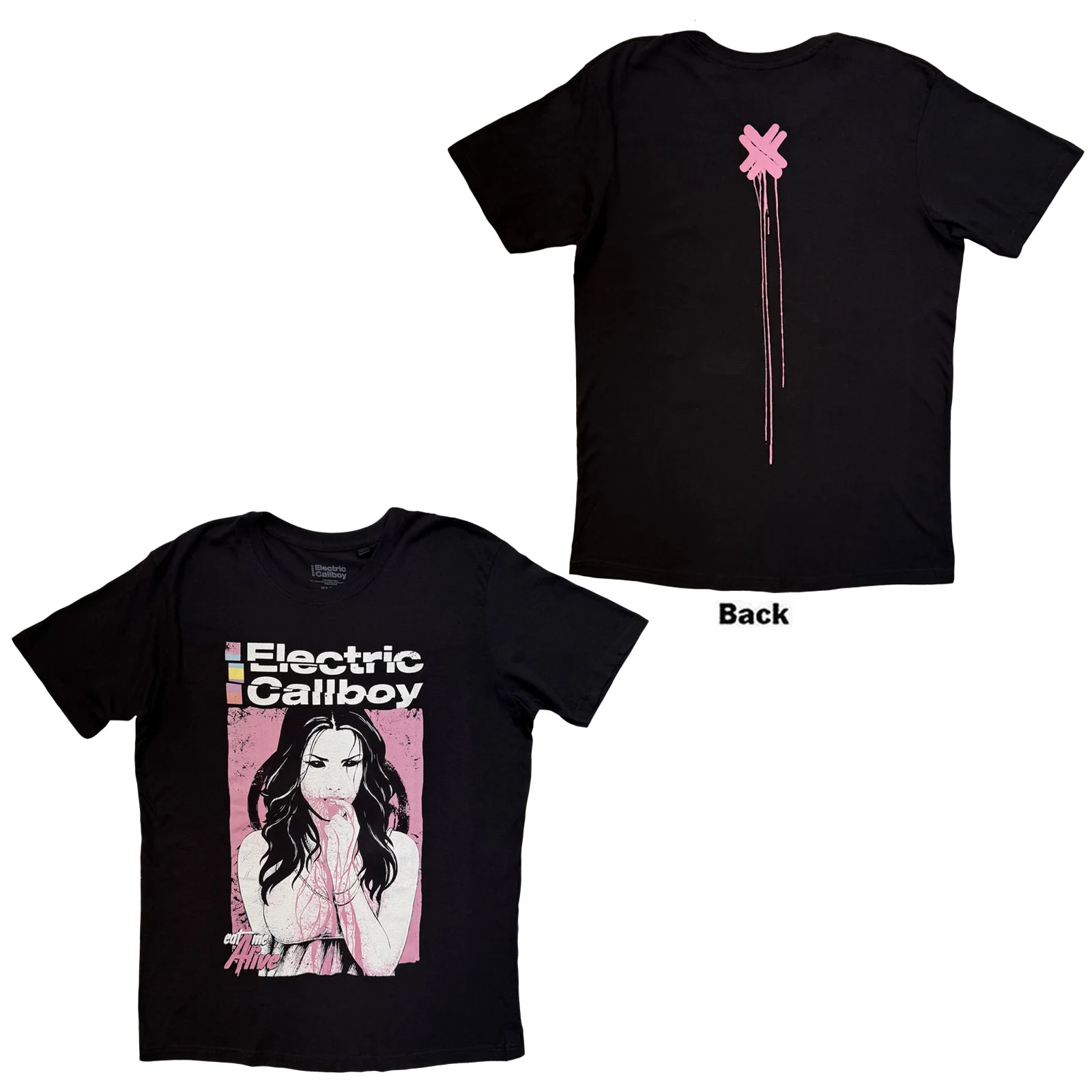 ELECTRIC CALLBOY - EAT ME ALIVE - T-Shirt Black (Back Print) - Image 3