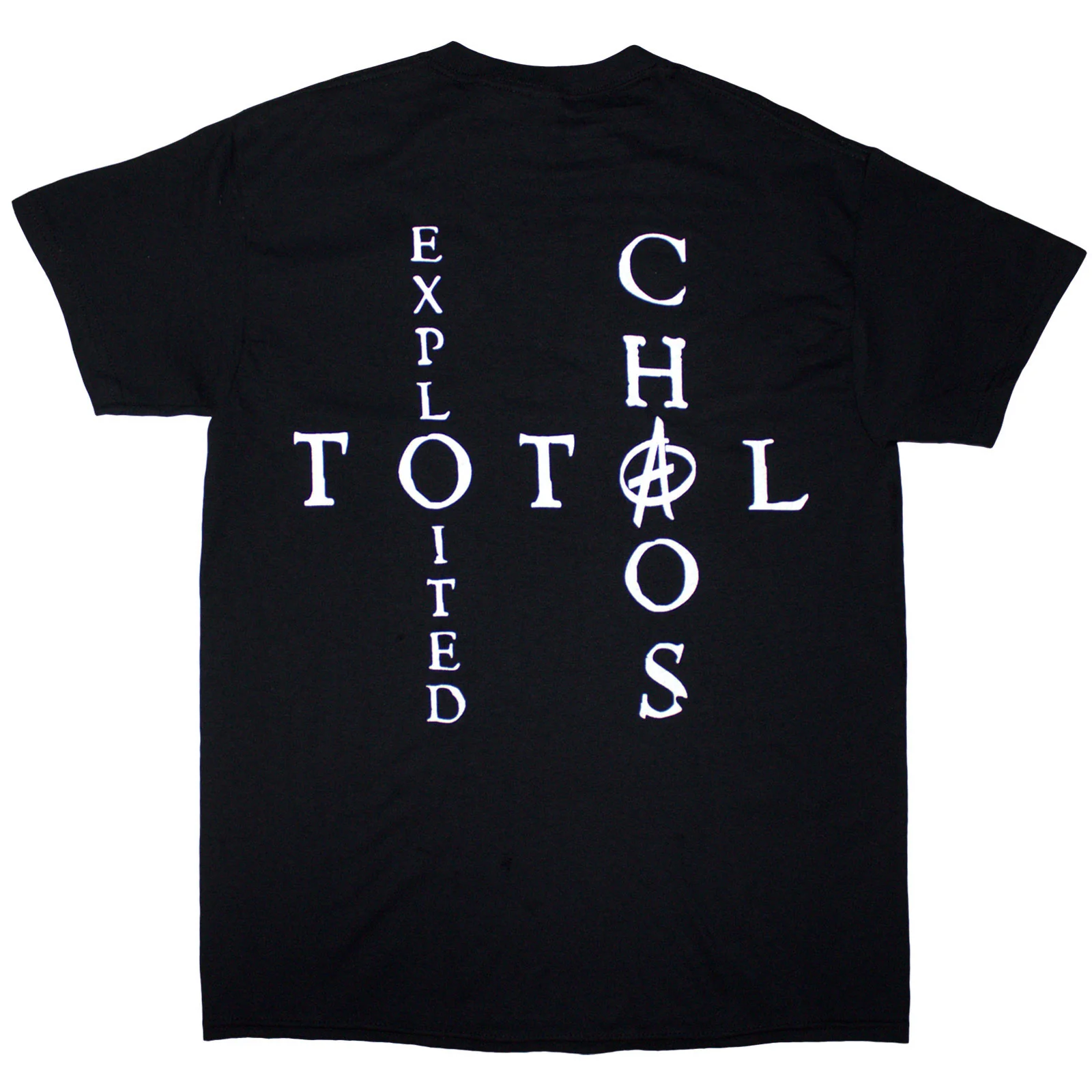 THE EXPLOITED - MOHICAN SKULL - T-Shirt Black (Back Print) - Image 2
