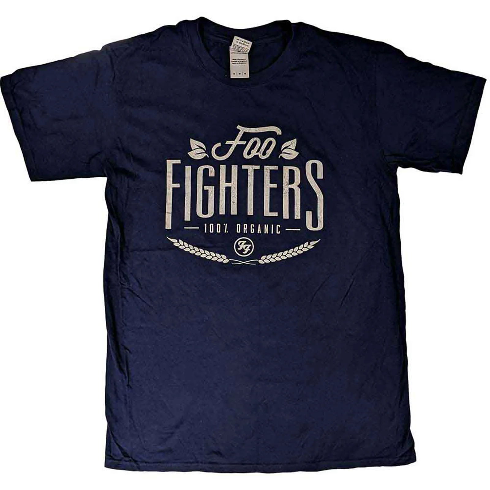FOO FIGHTERS - 100% ORGANIC - T-Shirt Blue