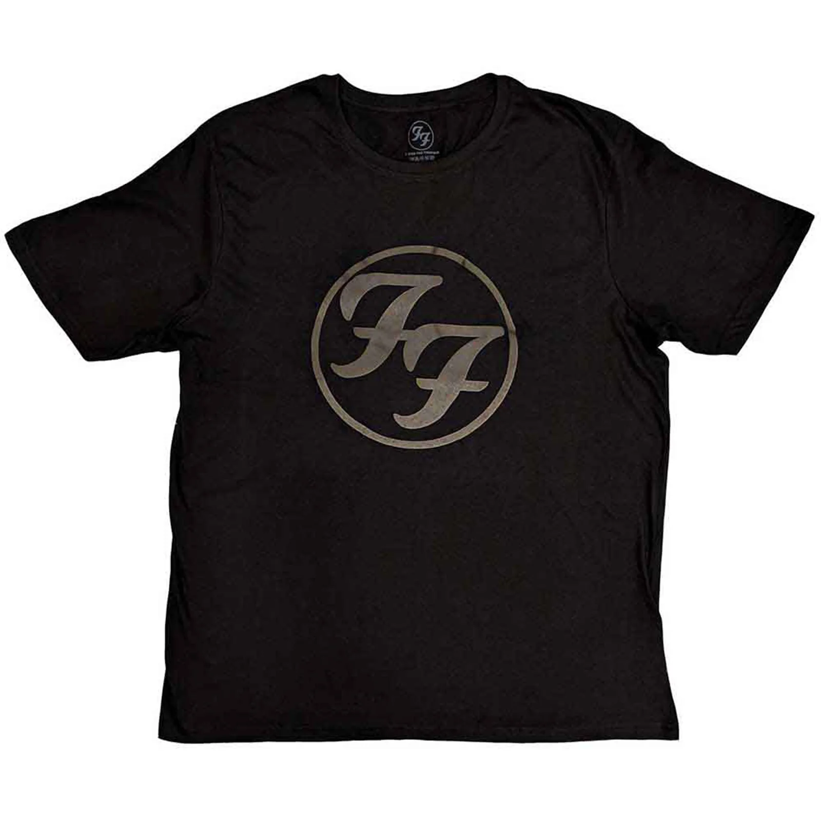 FOO FIGHTERS - FF LOGO - T-Shirt Black (Hi-Build)