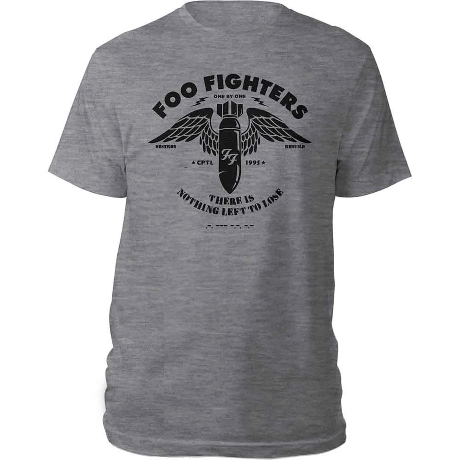 FOO FIGHTERS - STENCIL - T-Shirt Grey