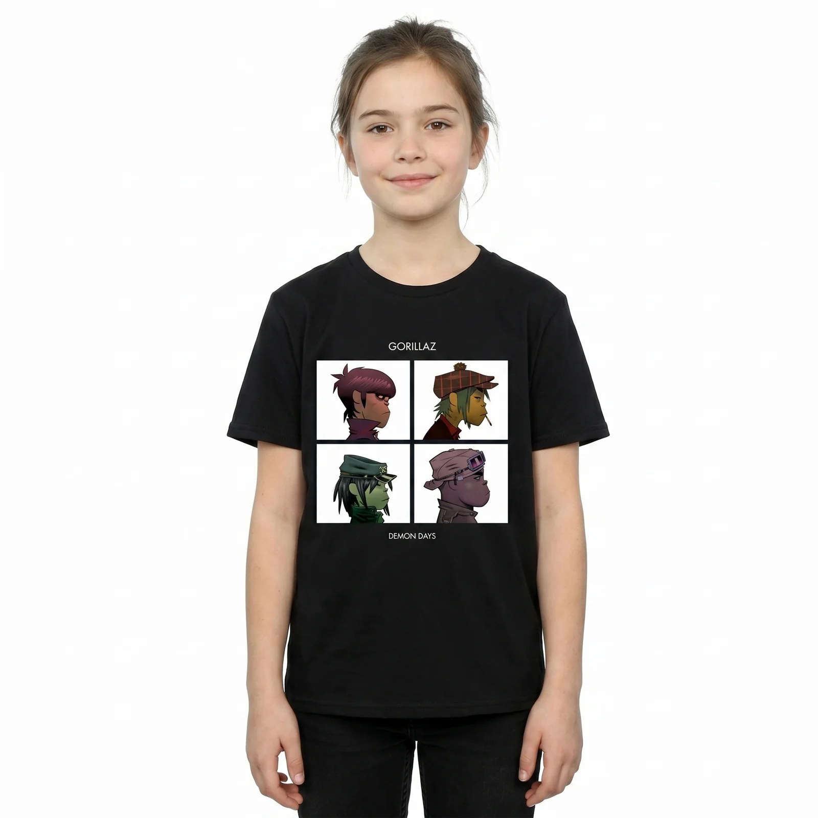 GORILLAZ - DEMON DAYS - Kids T-Shirt Black - Image 2