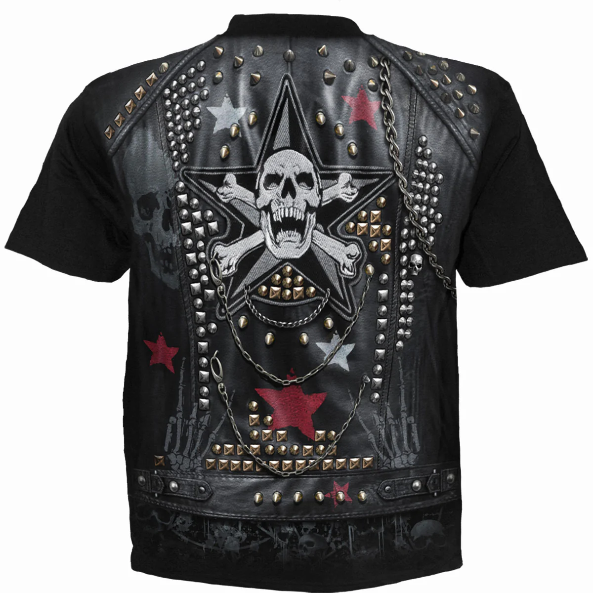 GOTH METAL - Allover T-Shirt Black - Image 2