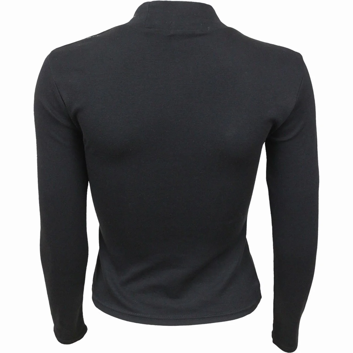 GOTHIC ELEGANCE - Pentagram Shoulder Longsleeve Top - Image 2