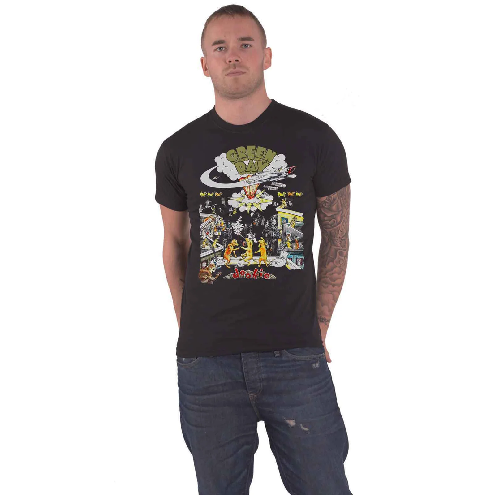 GREEN DAY - 1994 TOUR - T-Shirt Black - Image 2