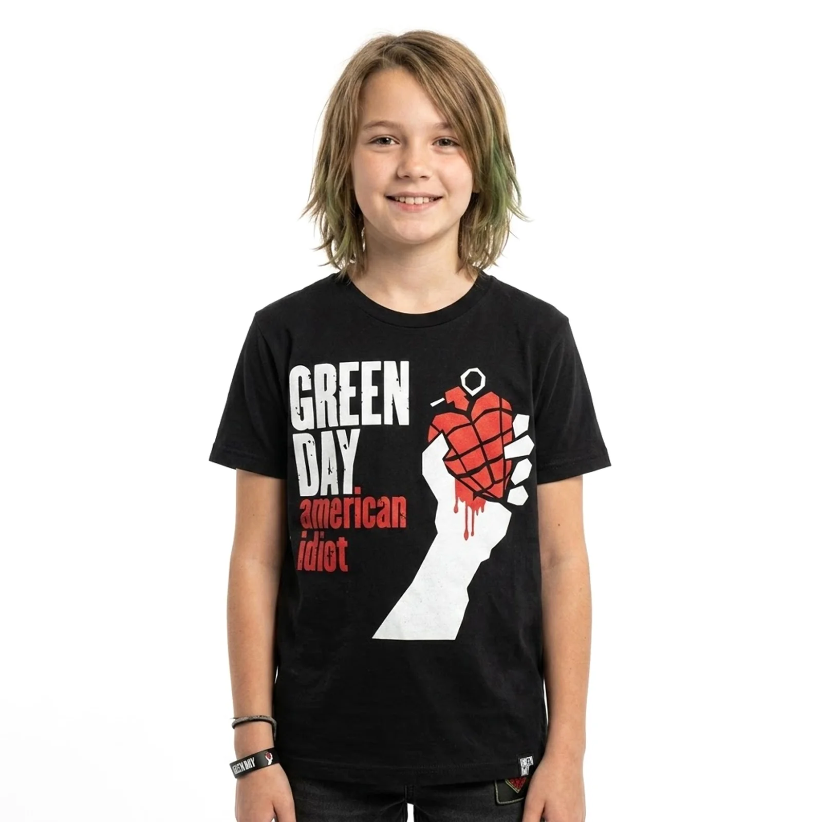 GREEN DAY - AMERICAN IDIOT - Kids T-Shirt Black - Image 2